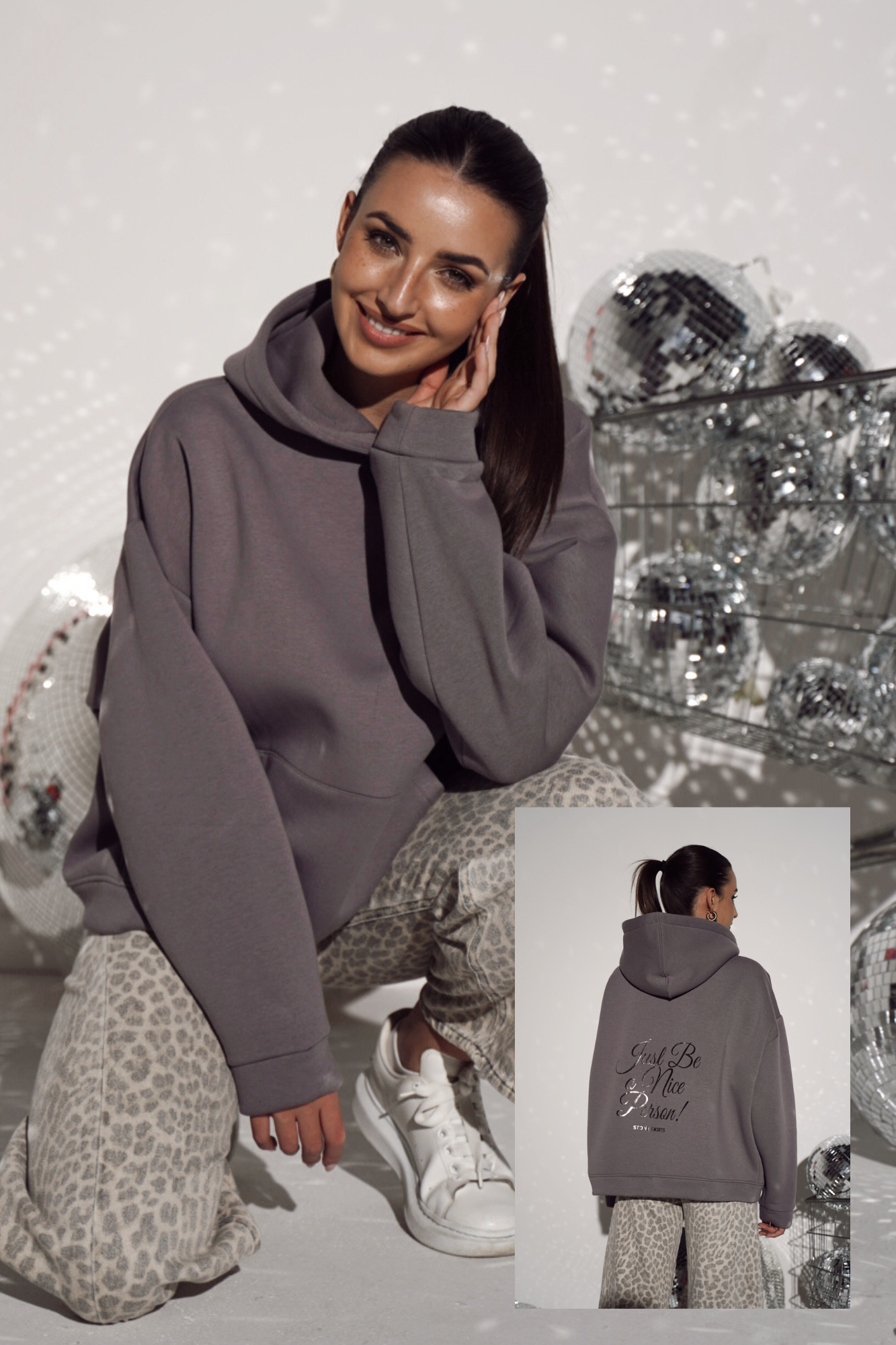 Bluza Loud Quiet Grey