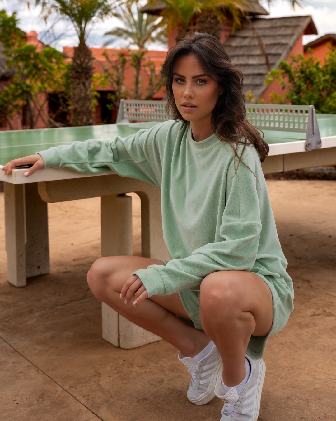 Komplet Welurowy Madeline Mint