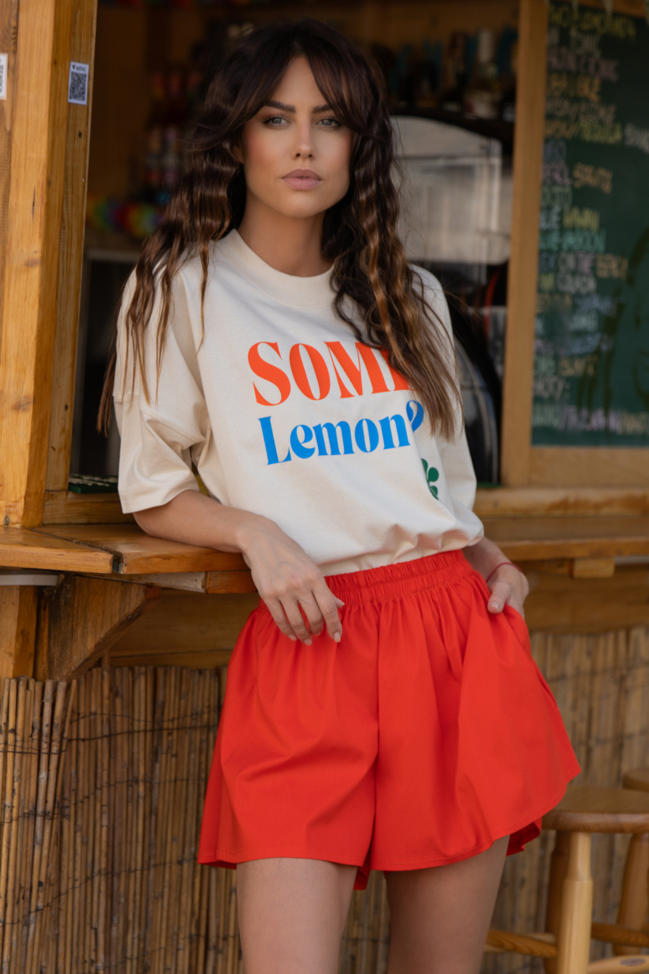 Spodenki Lemon Pomarańczowe