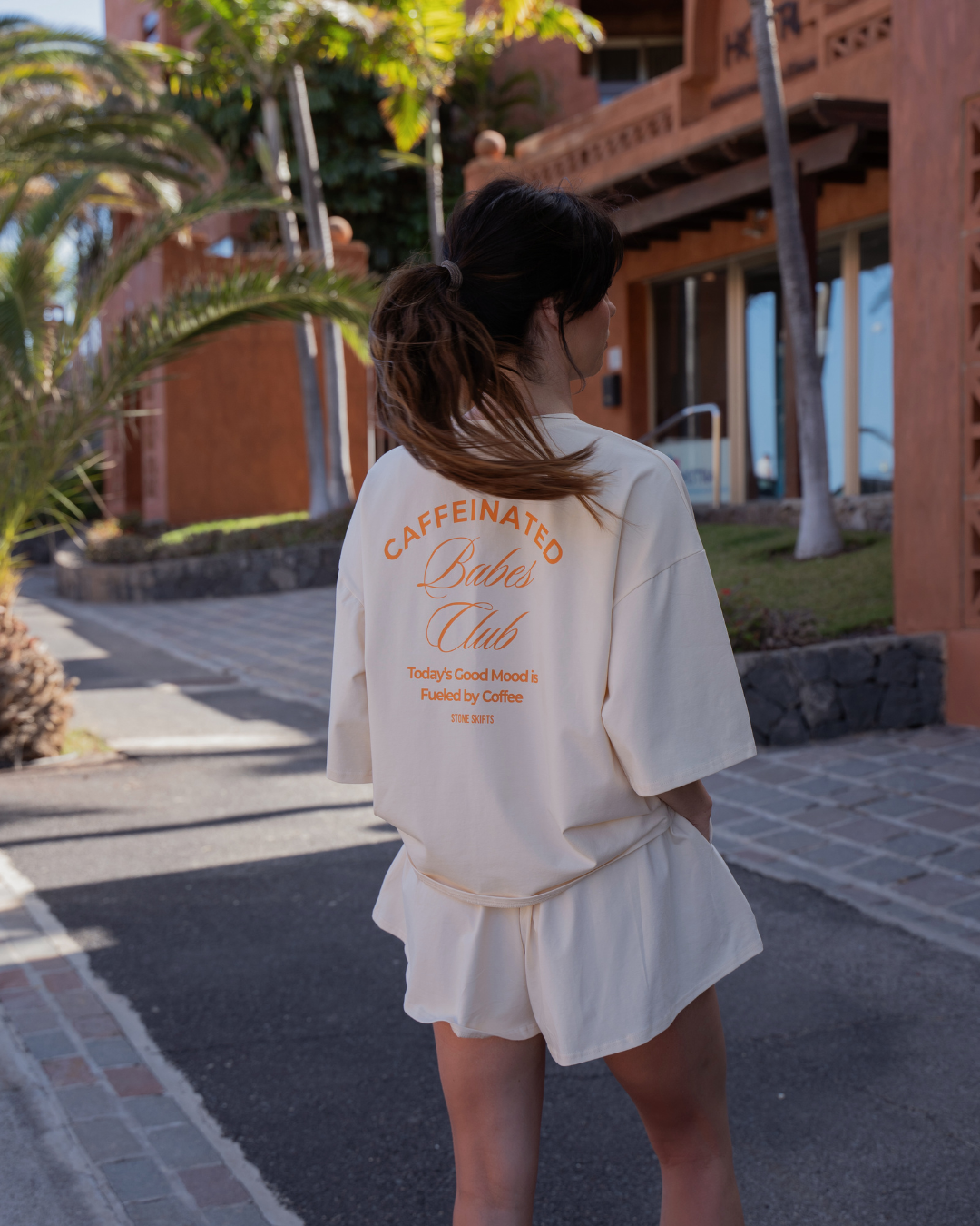 T-Shirt Babes Club Coconut