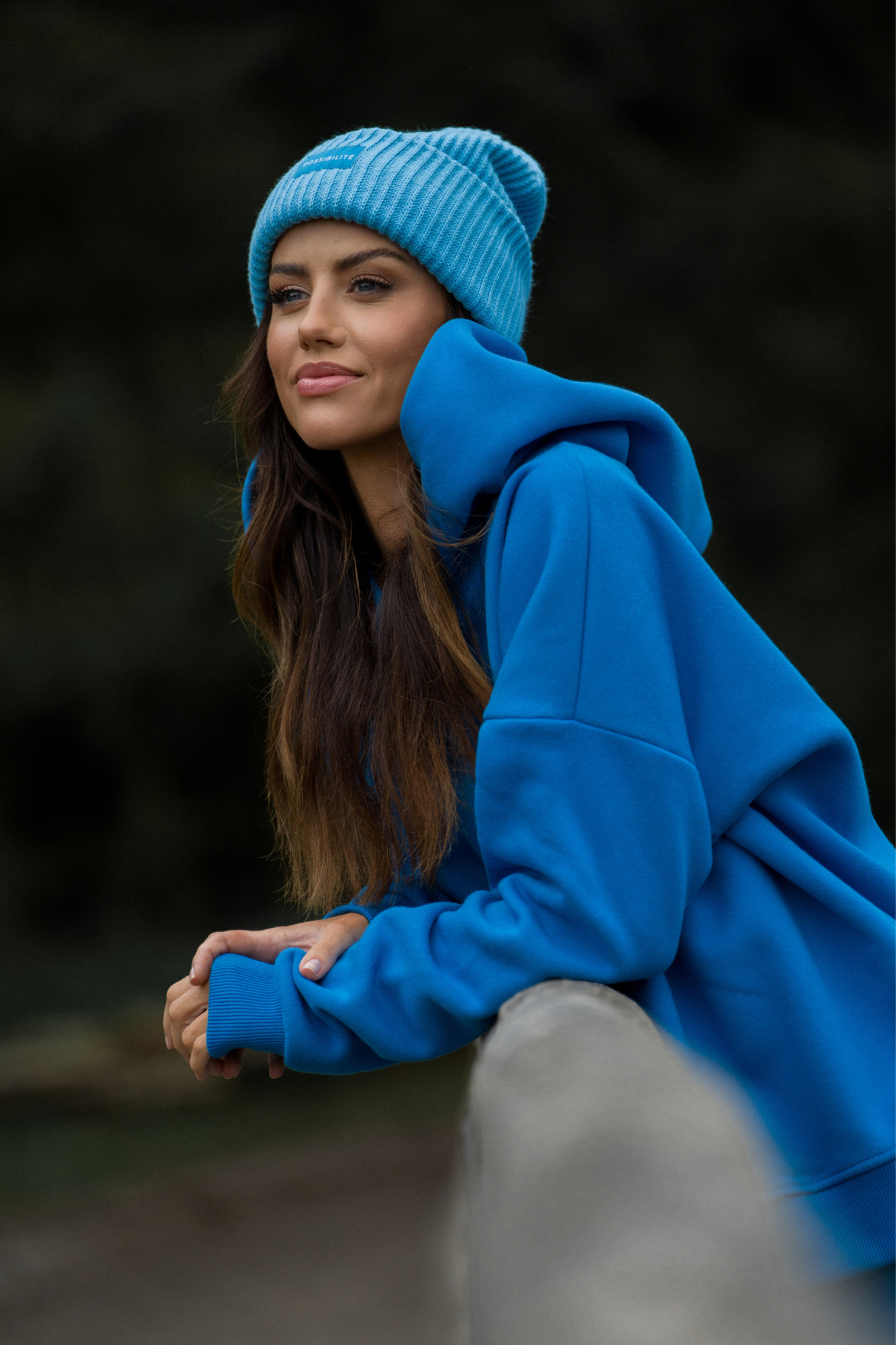 Bluza dresowa Lisa Blue Water