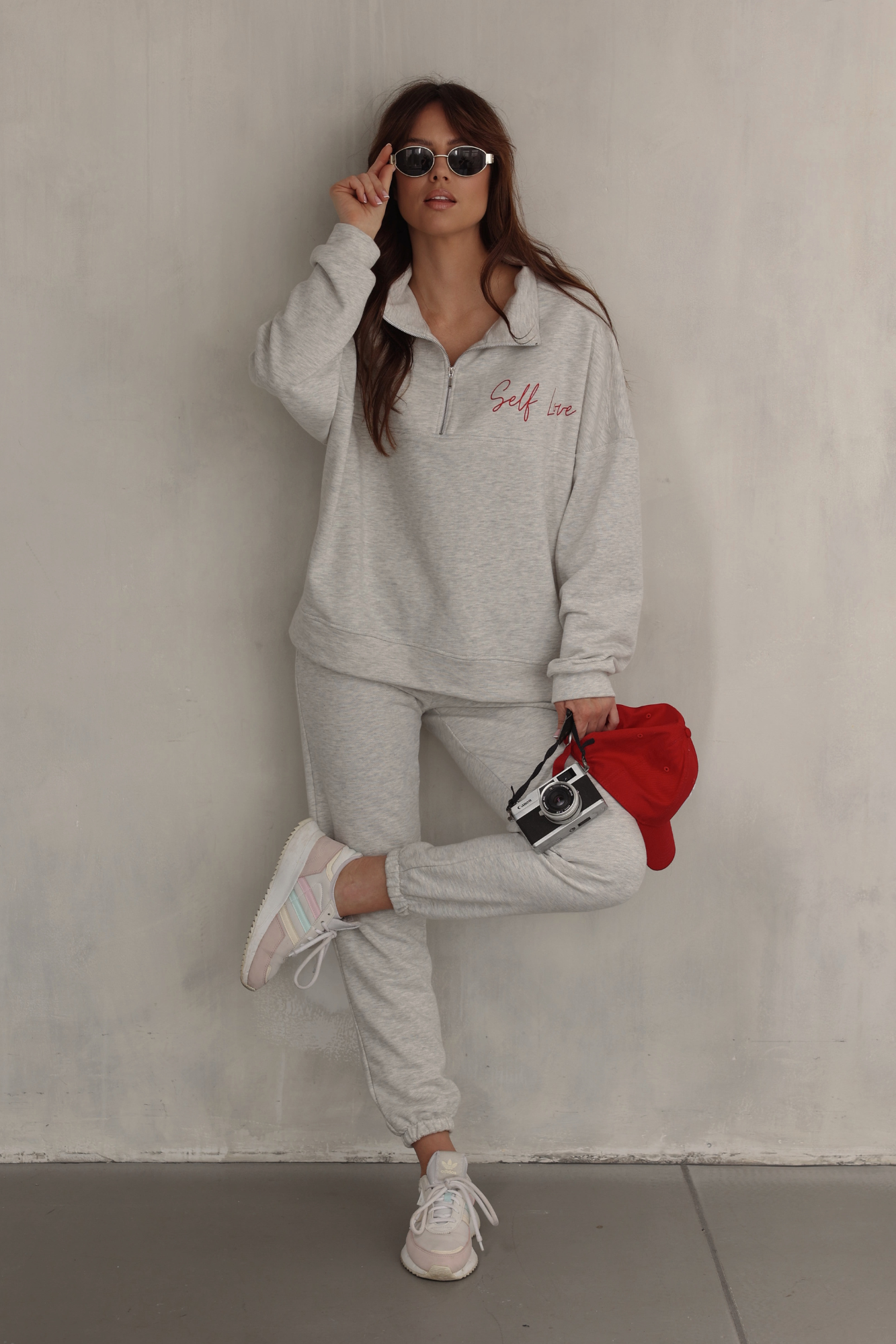 Amina Melanż komplet dresowy diagonal