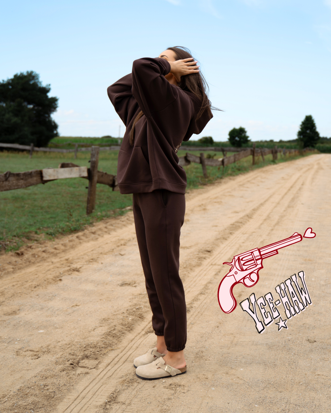 SPODNIE DRESOWE TEXAS BROWN