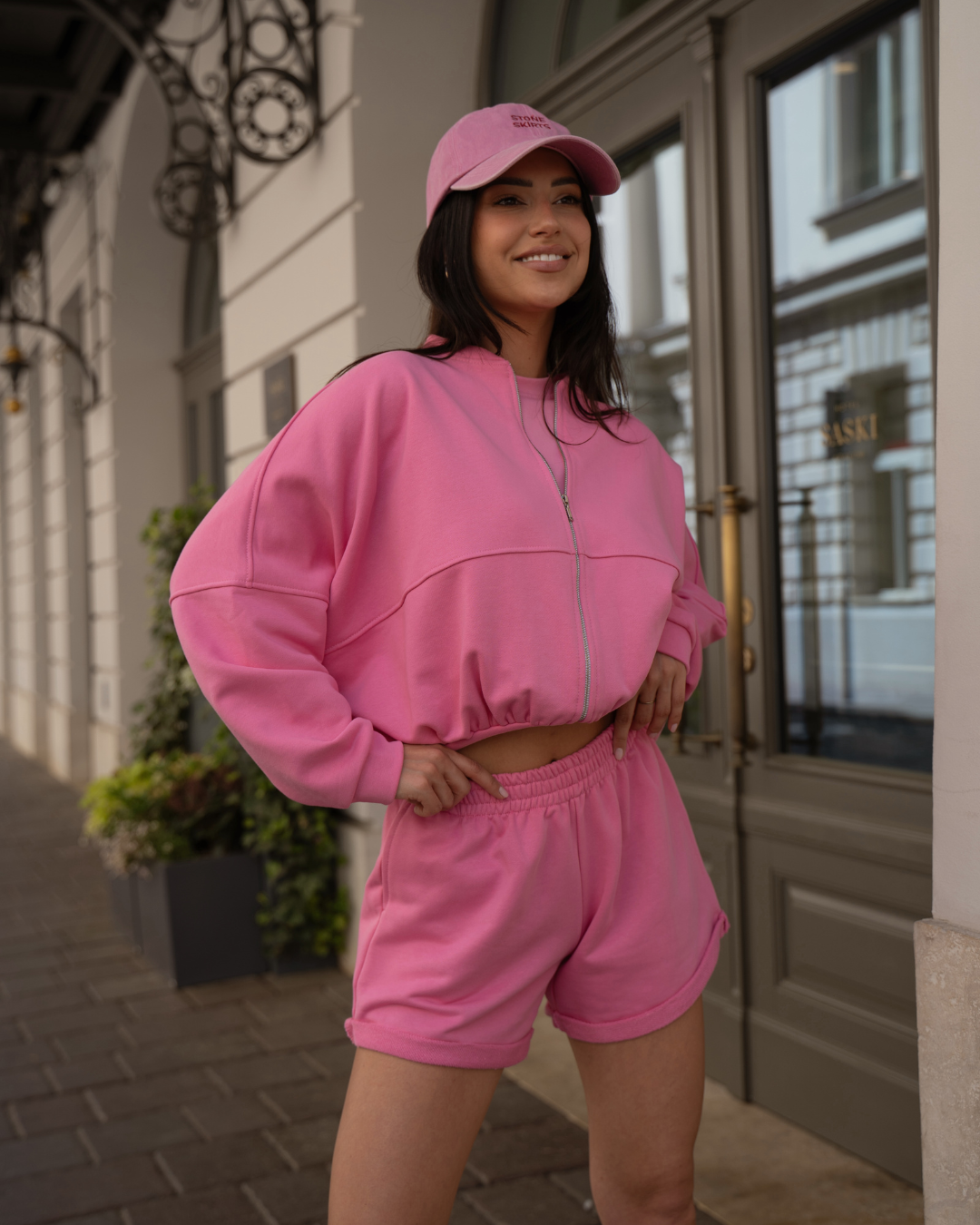Komplet dresowy Bomber Urban Pink