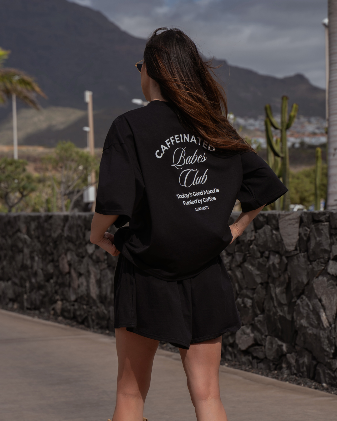 T-Shirt Babes Club Black
