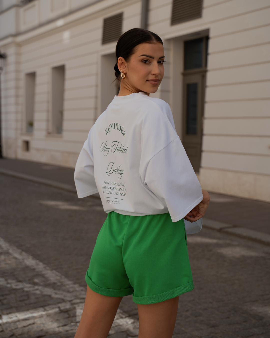 T-Shirt Stay Fabulous Green