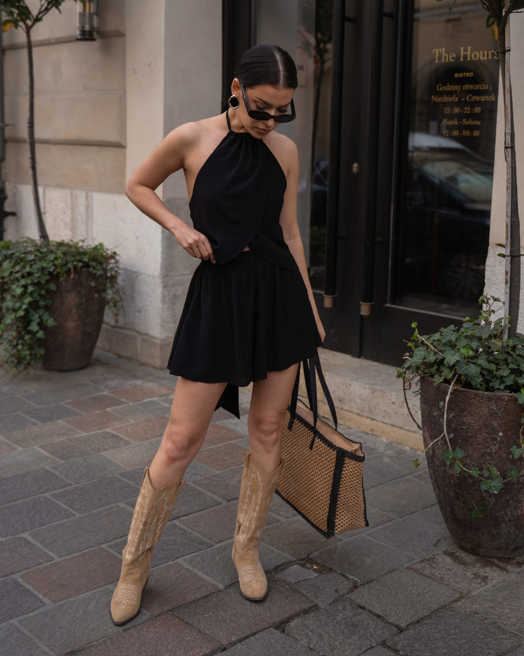 Komplet Carmen Black - short