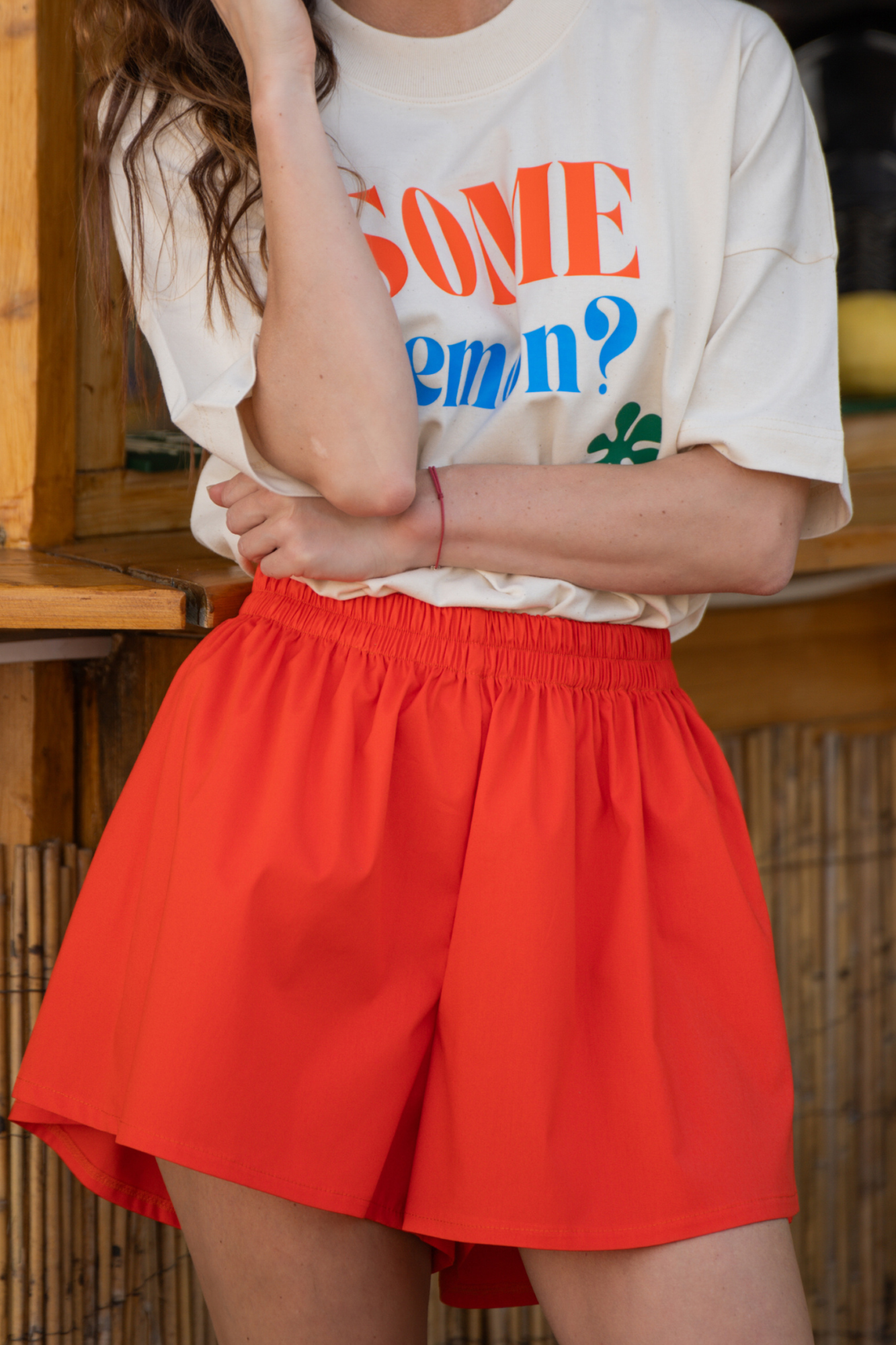 Spodenki Lemon Pomarańczowe