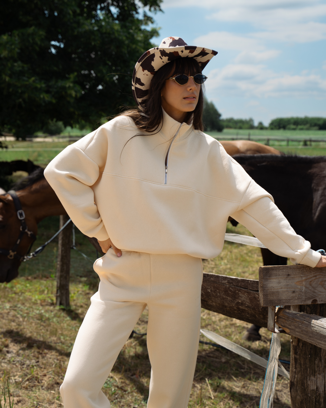 Komplet Amina Creamy Texas