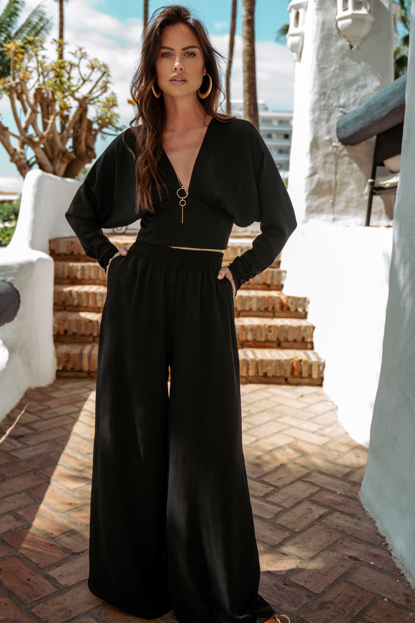 Komplet Rossalin Czarny