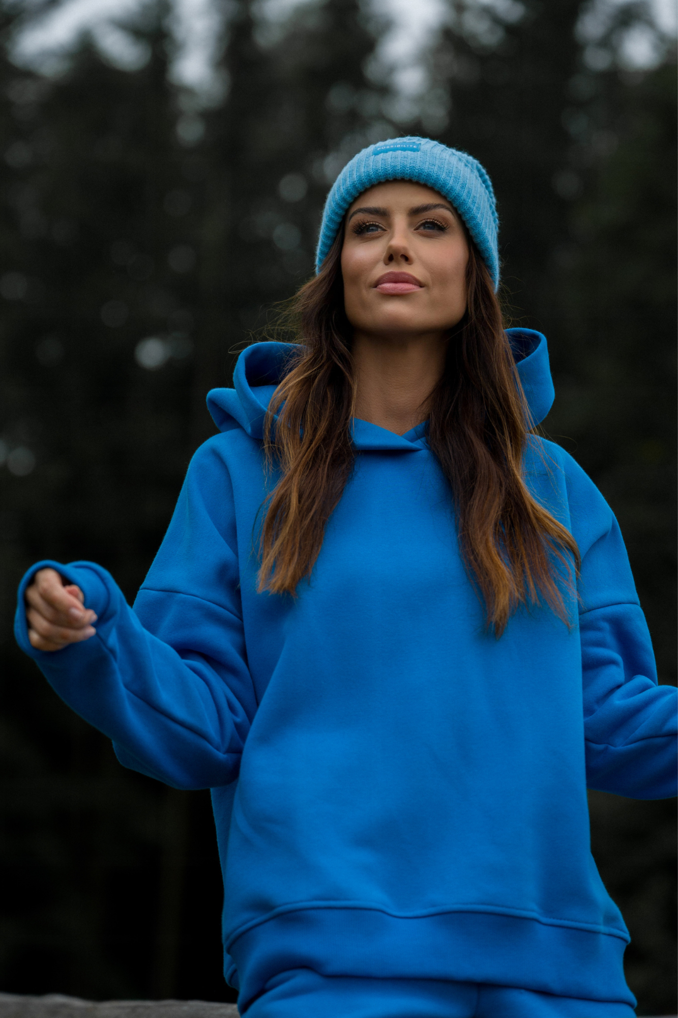 Bluza dresowa Lisa Blue Water