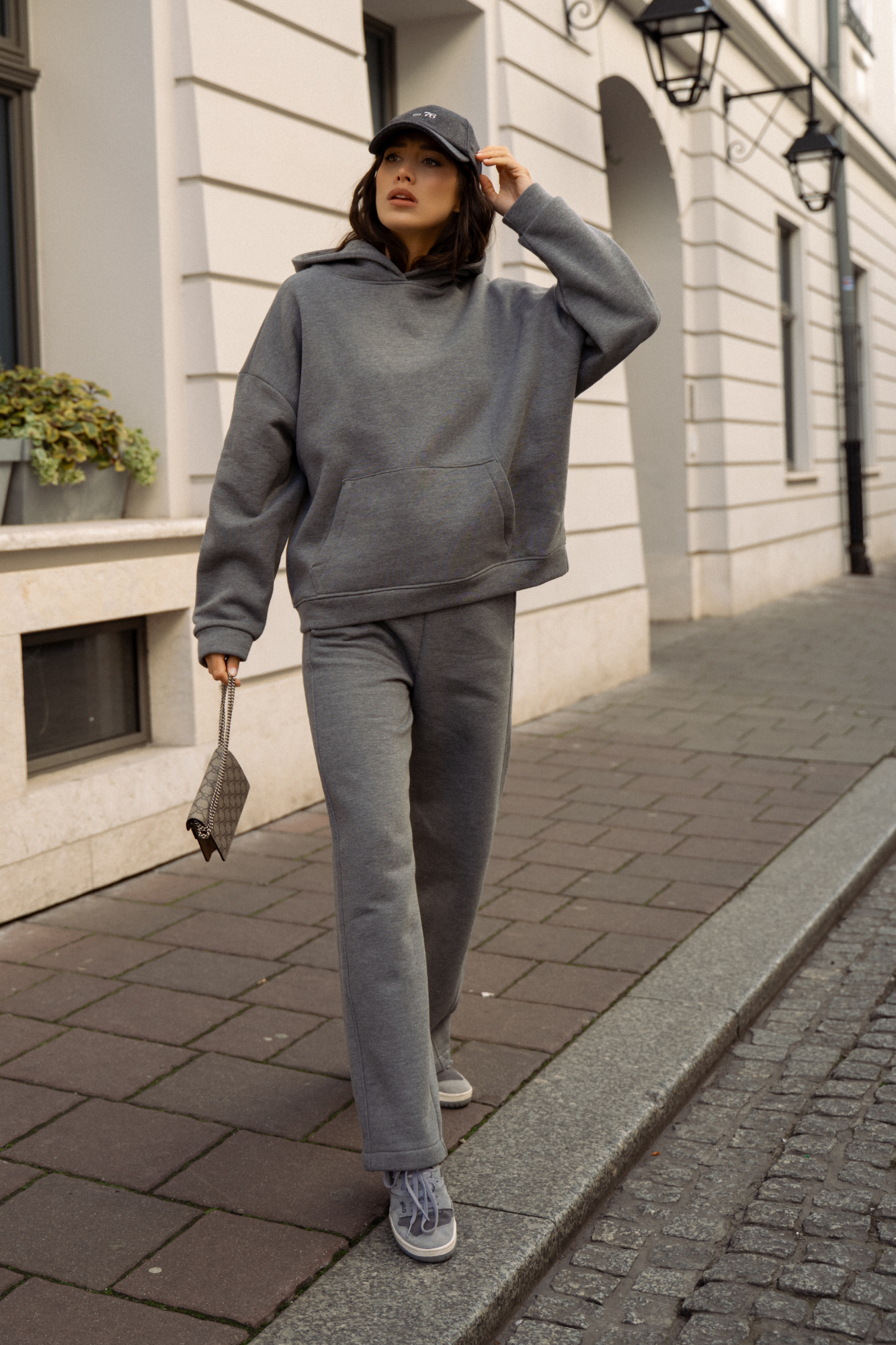 Broadway Dark Grey komplet dresowy Premium