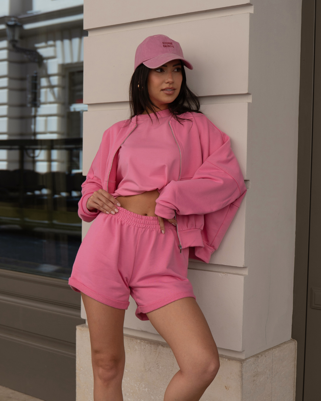 Komplet dresowy Bomber Urban Pink