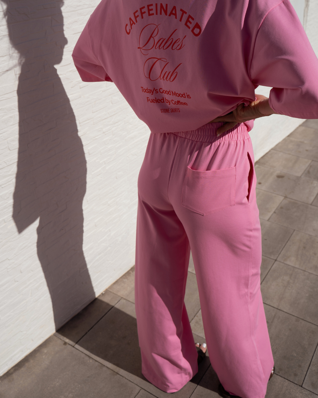 Długie spodnie Holliday Pink
