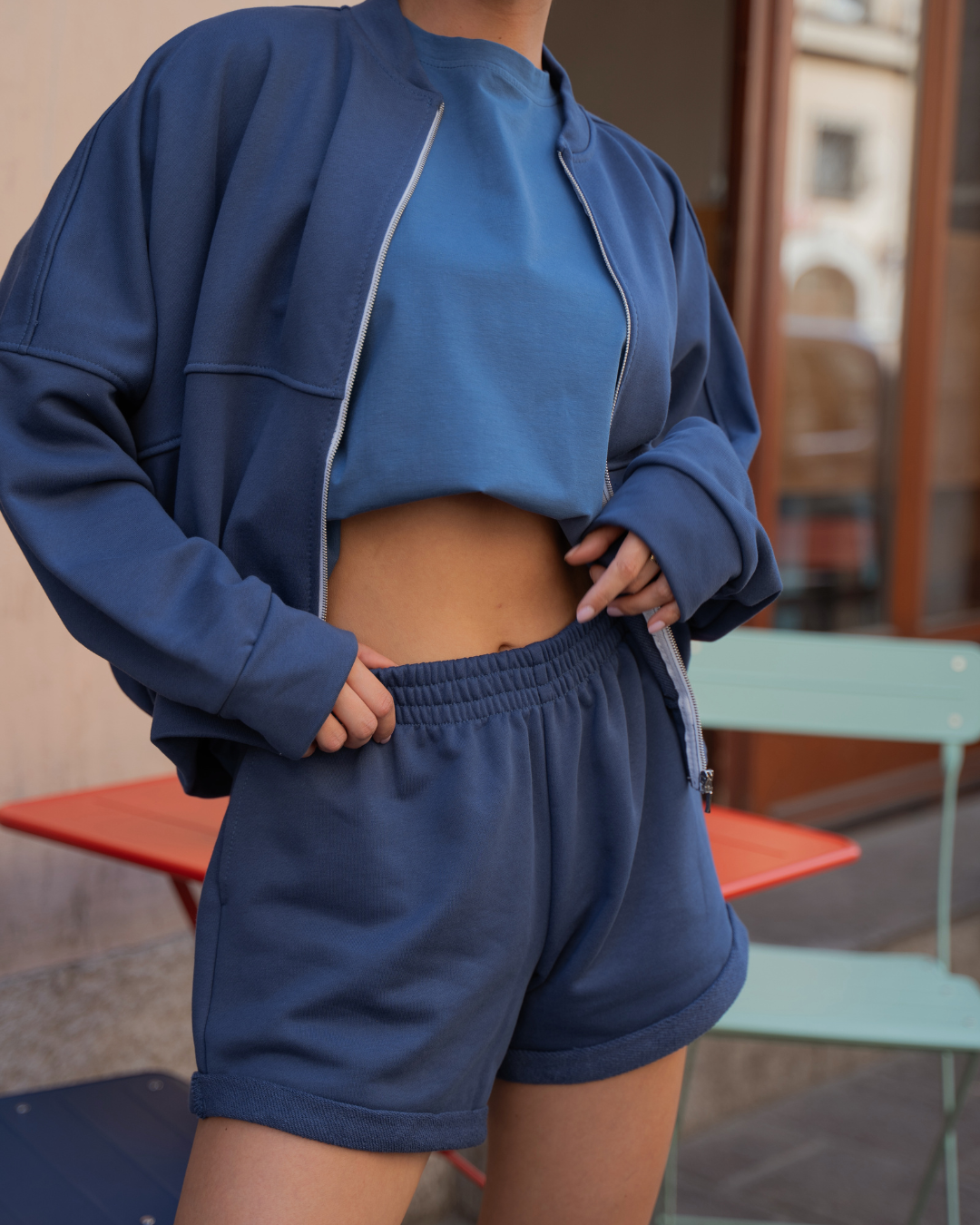 Komplet dresowy Bomber Urban Indigo