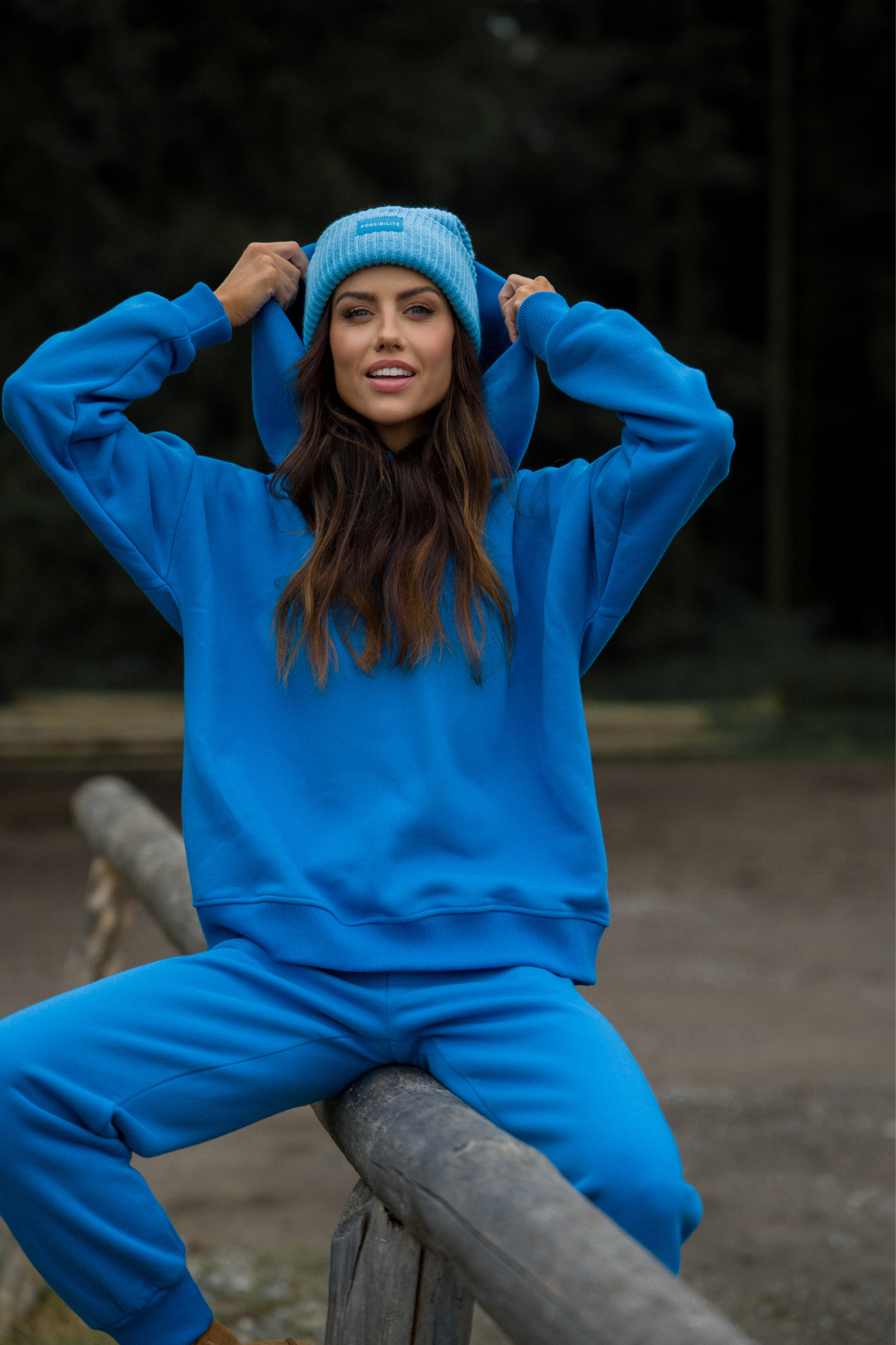 Bluza dresowa Lisa Blue Water