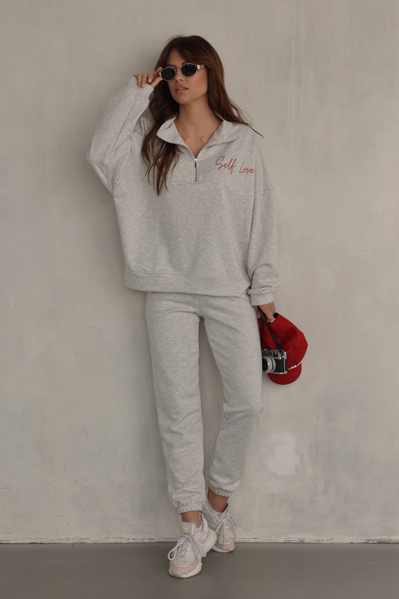 Amina Melanż komplet dresowy diagonal