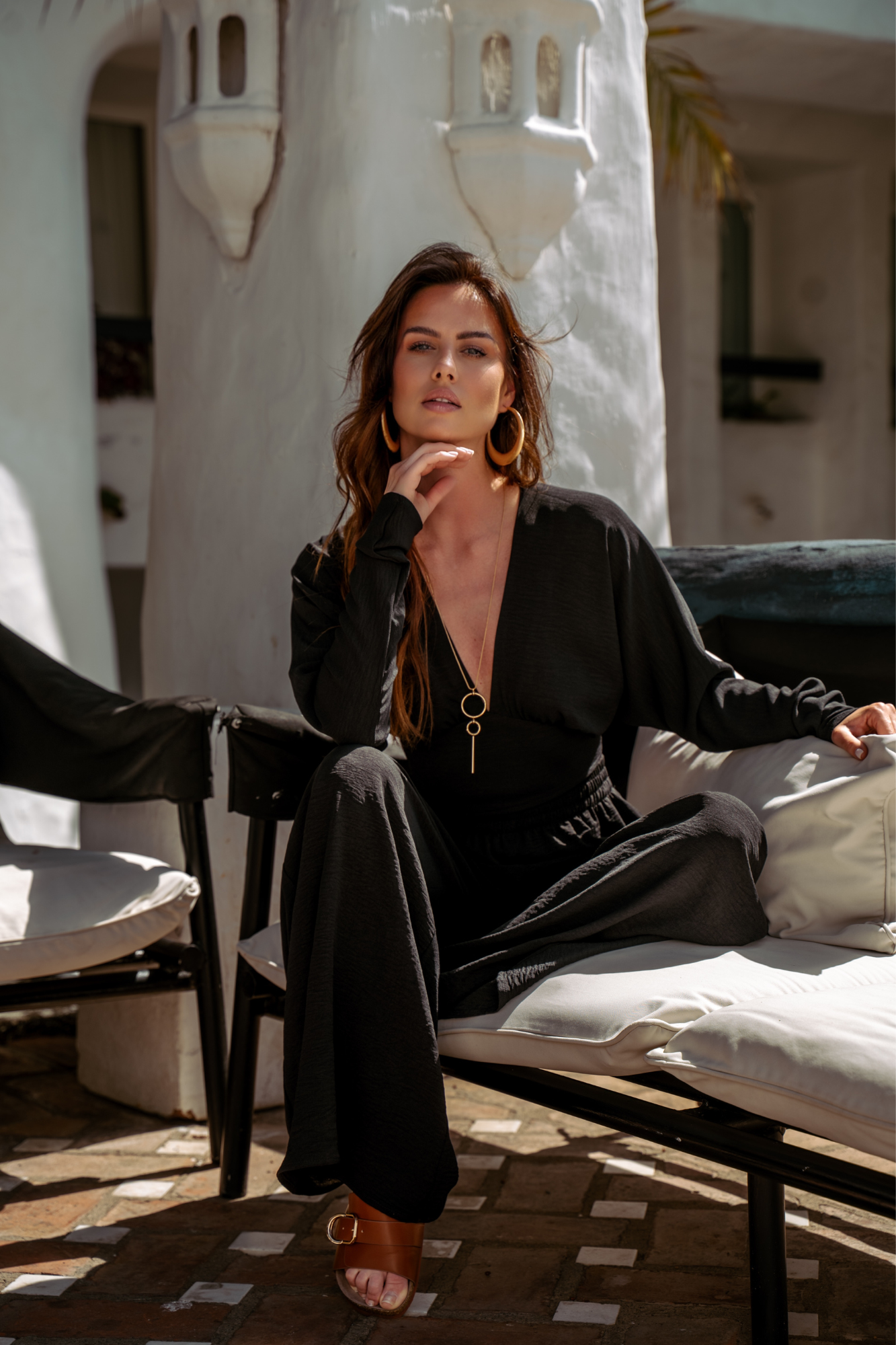 Komplet Rossalin Czarny