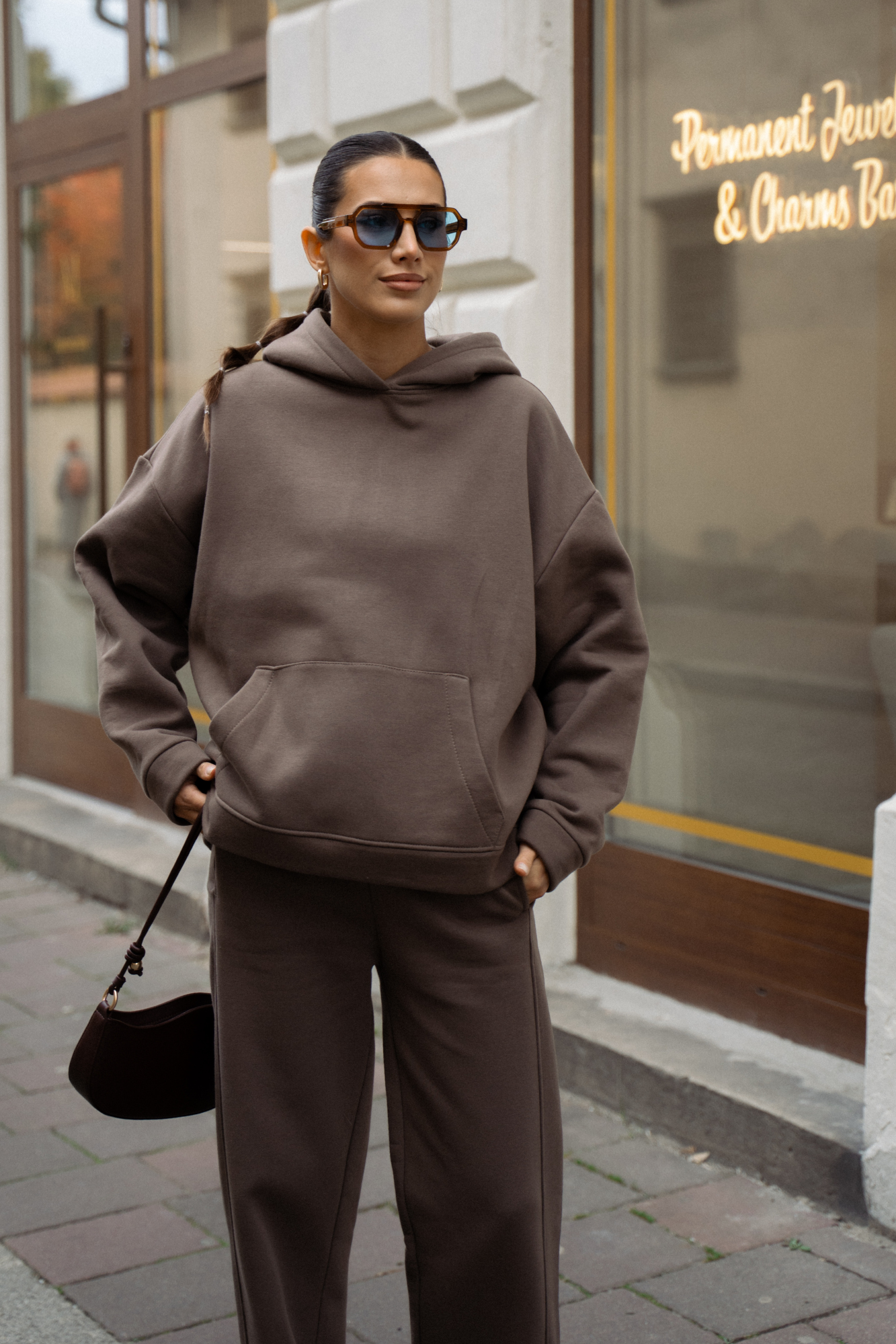 Broadway Brown komplet dresowy Premium