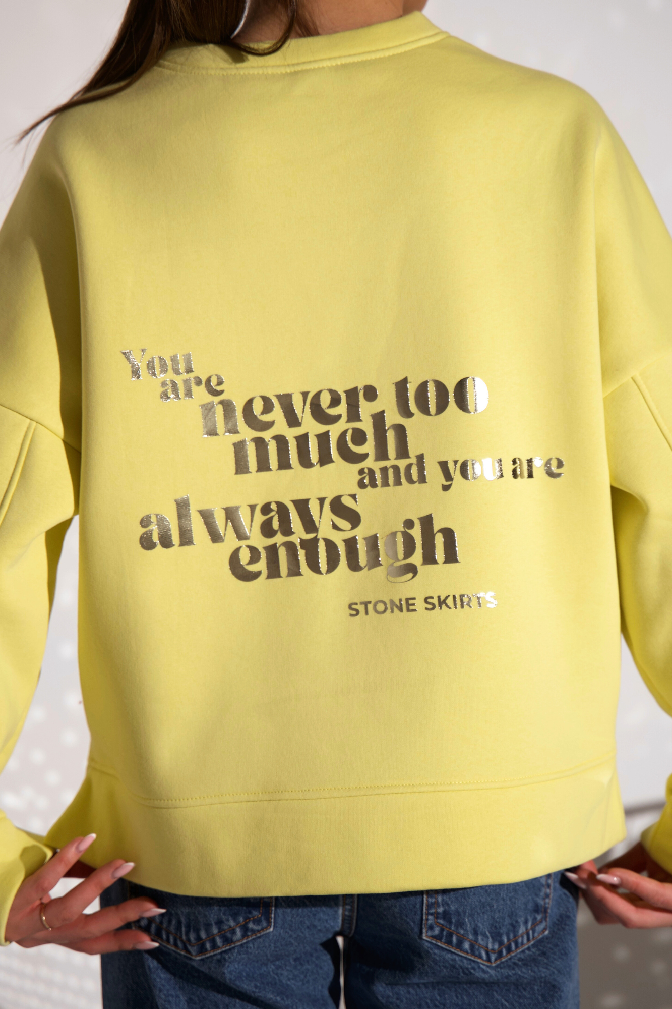 BLUZA LOUD QUIET YELLOW