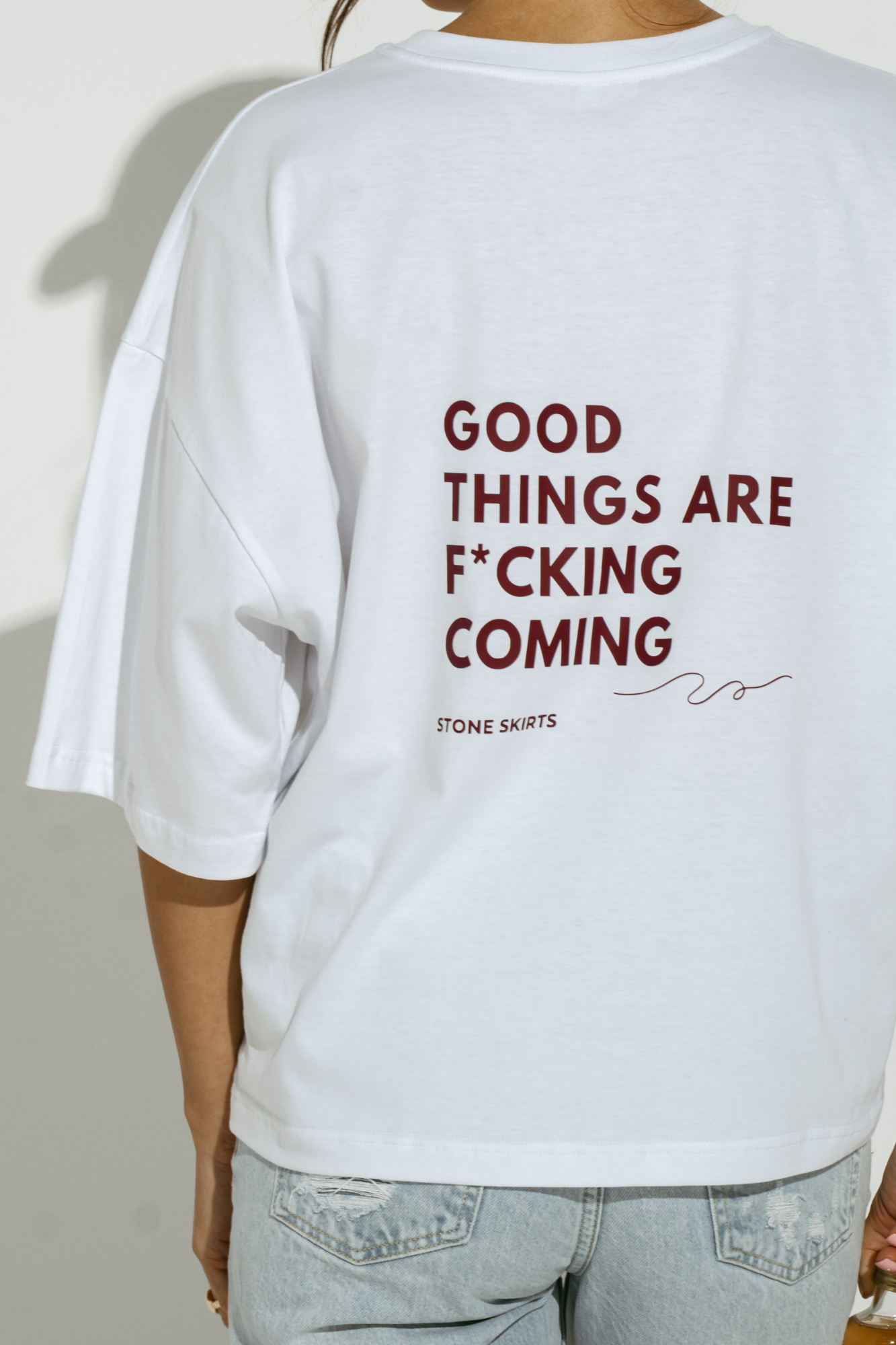 T-shirt Good Things (biała)