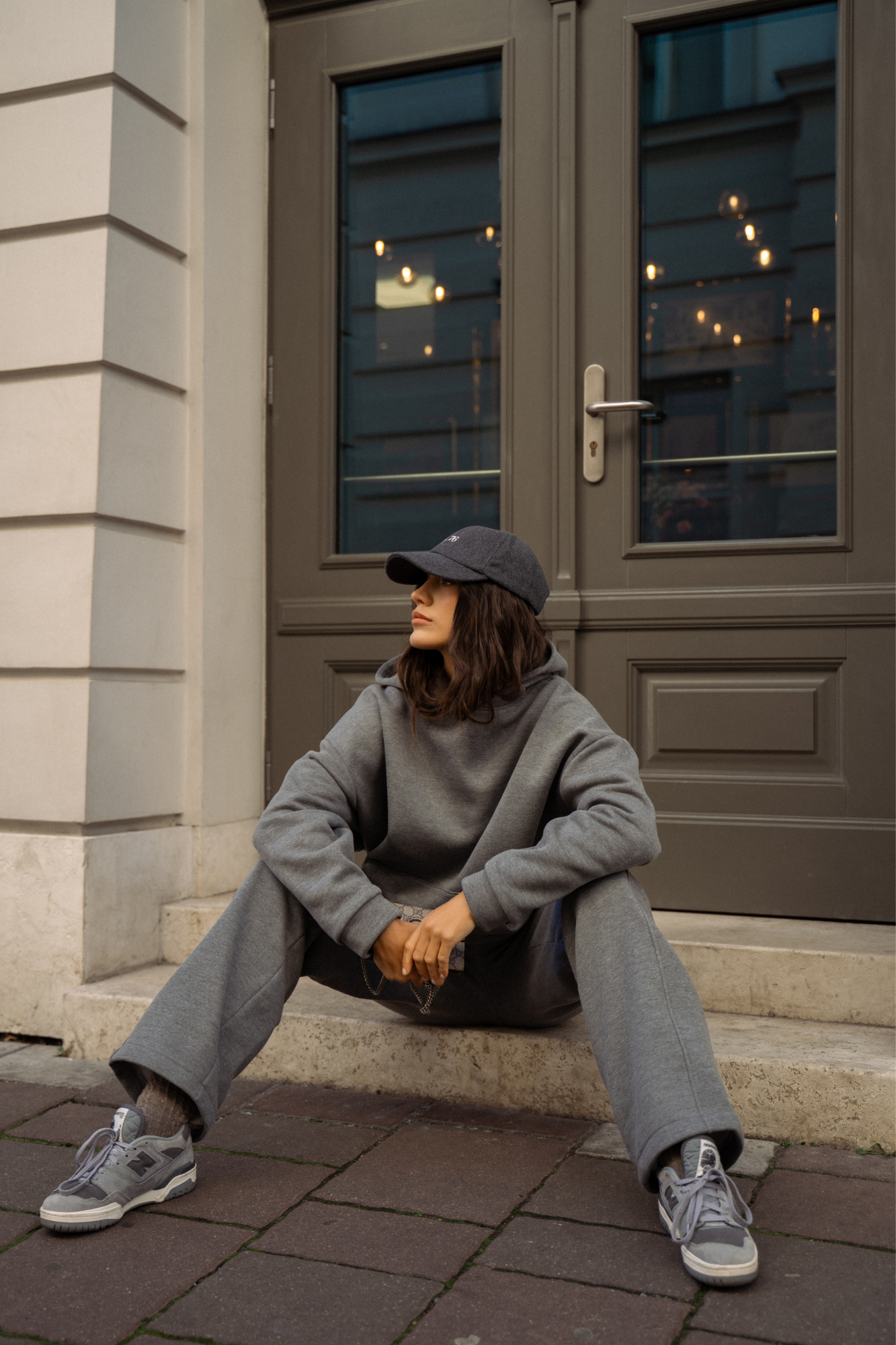 Broadway Dark Grey komplet dresowy Premium