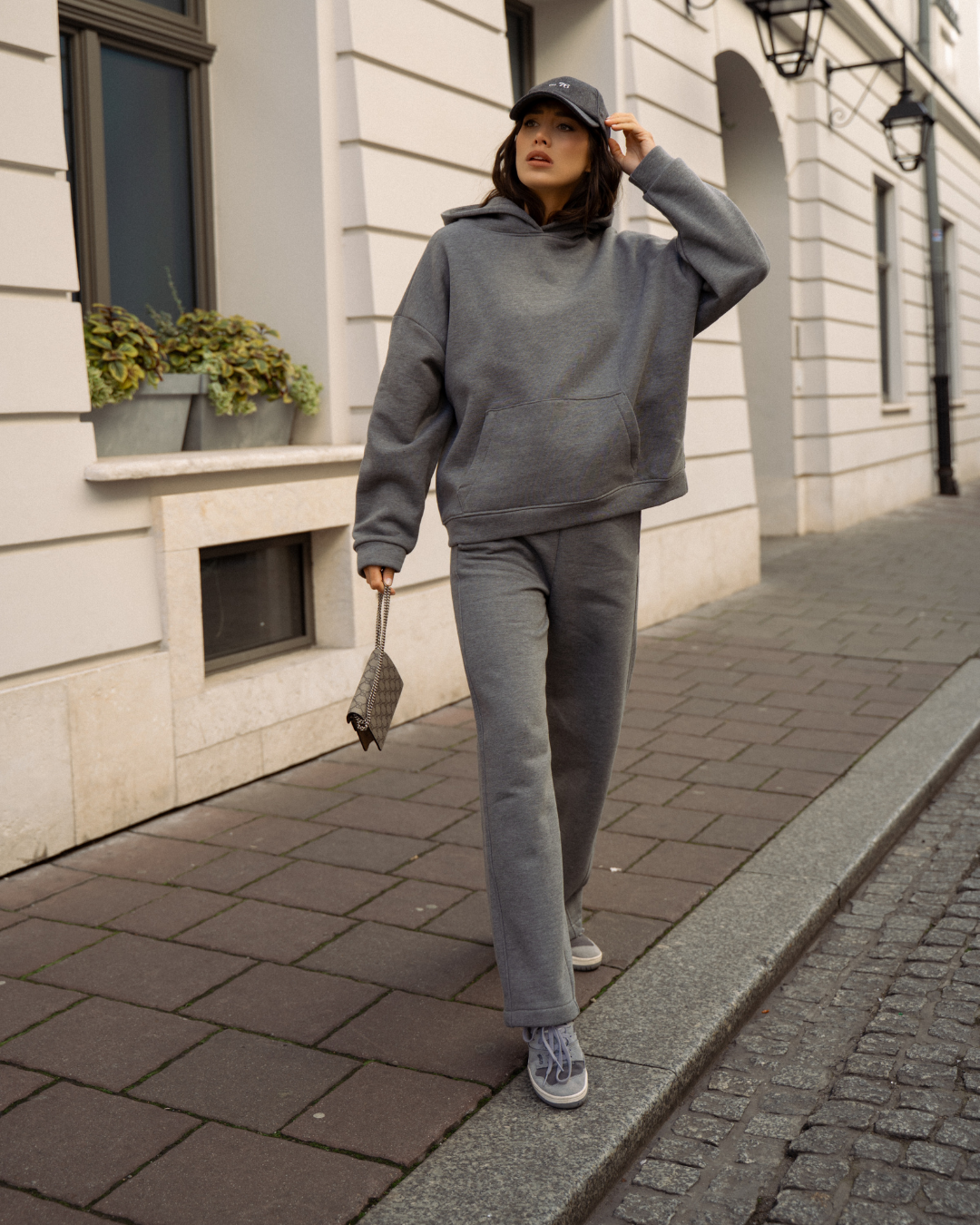 Broadway Dark Grey komplet dresowy Premium