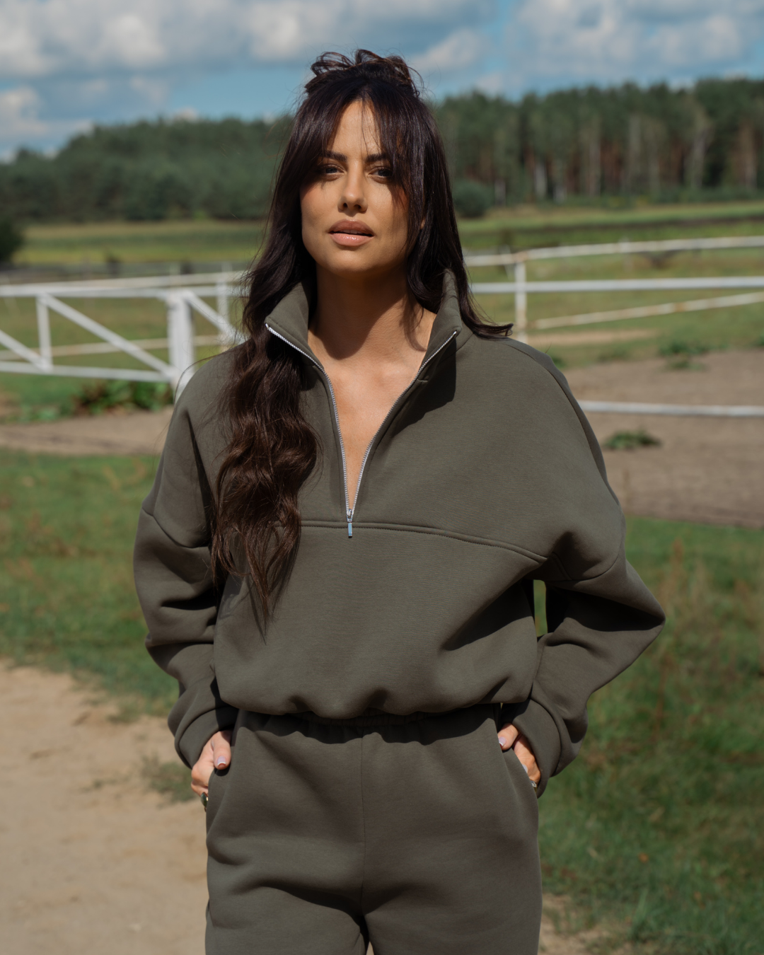 Komplet Aria Khaki Texas