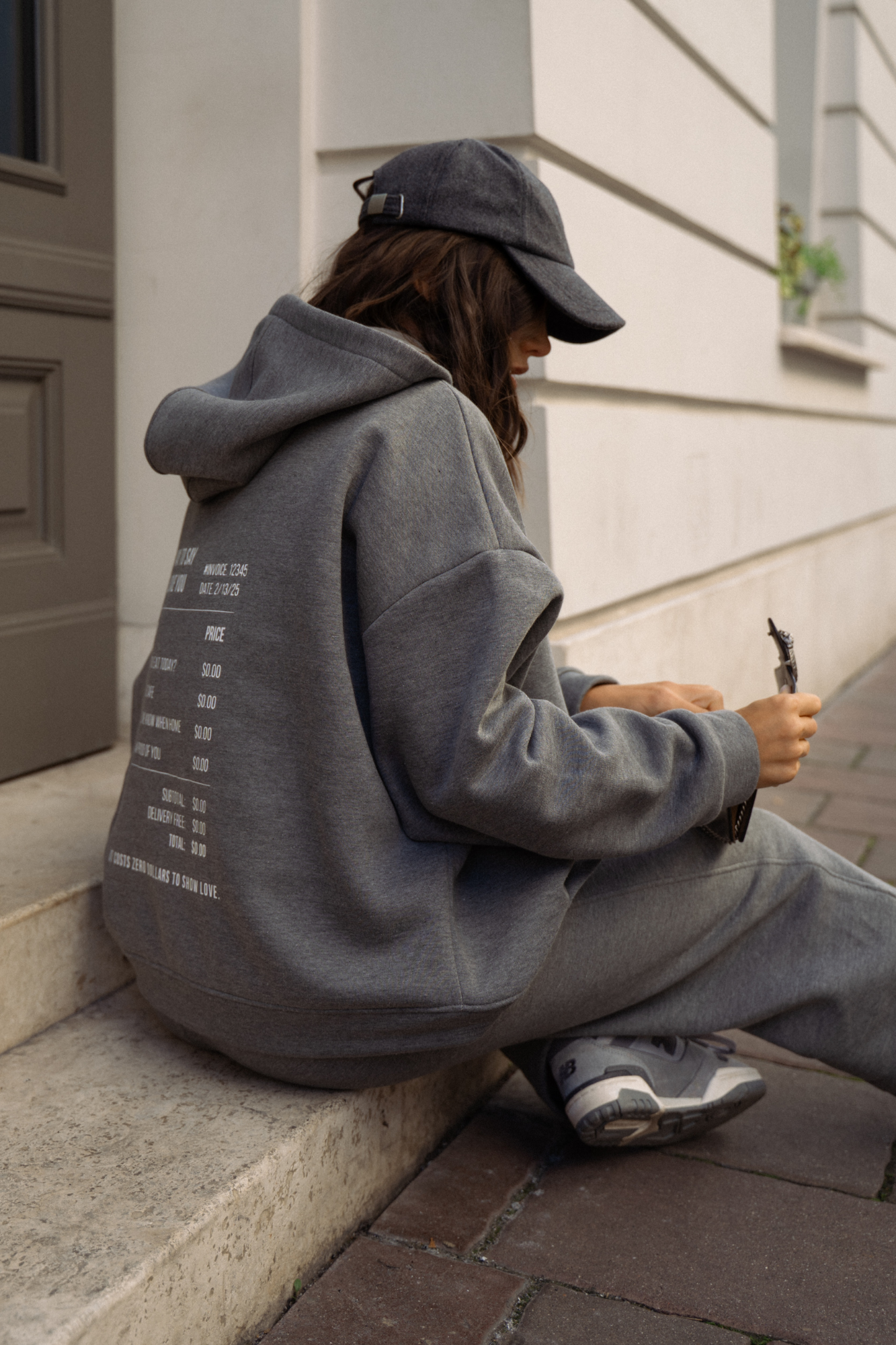 Broadway Dark Grey komplet dresowy Premium