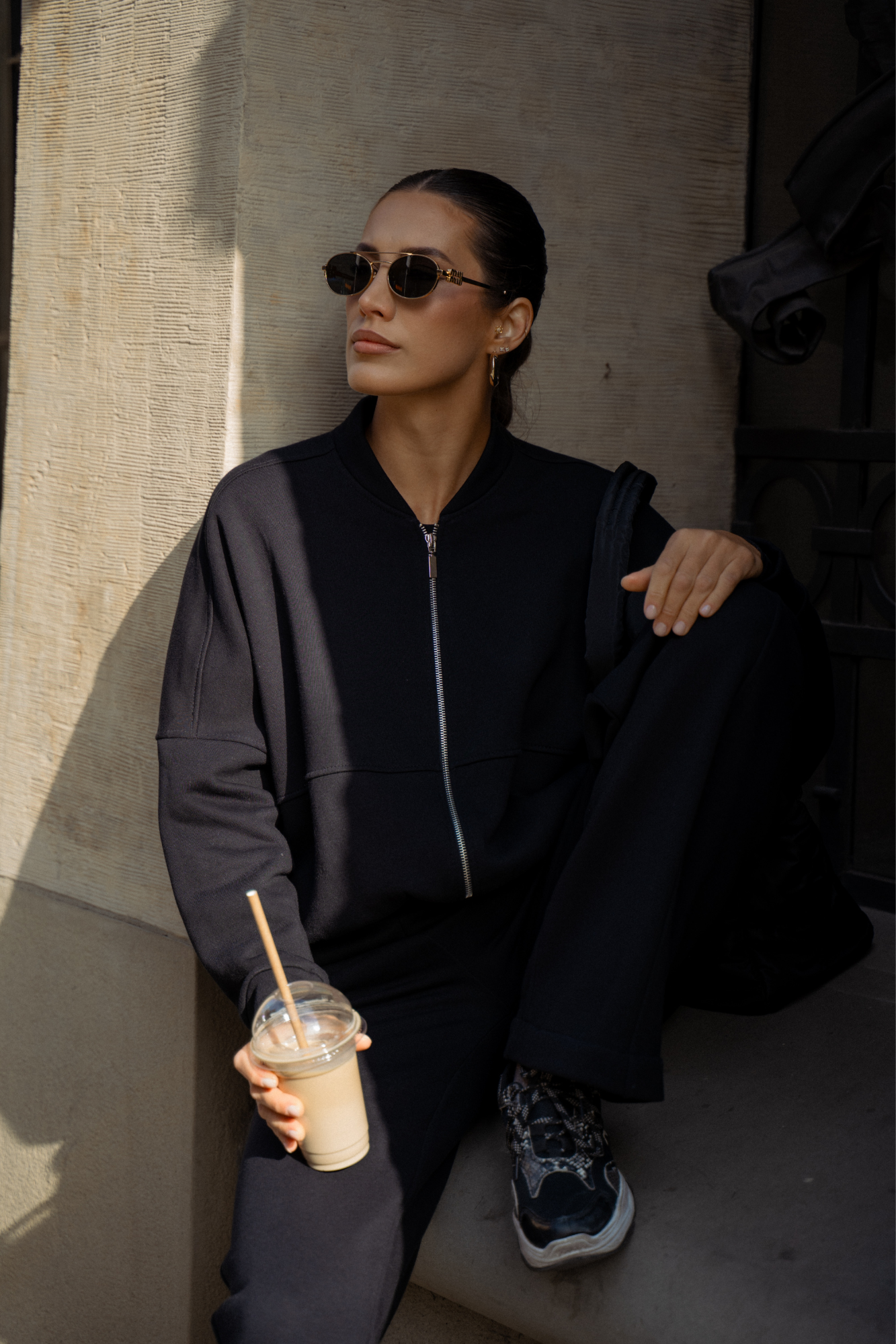 Madison Black komplet dresowy Premium