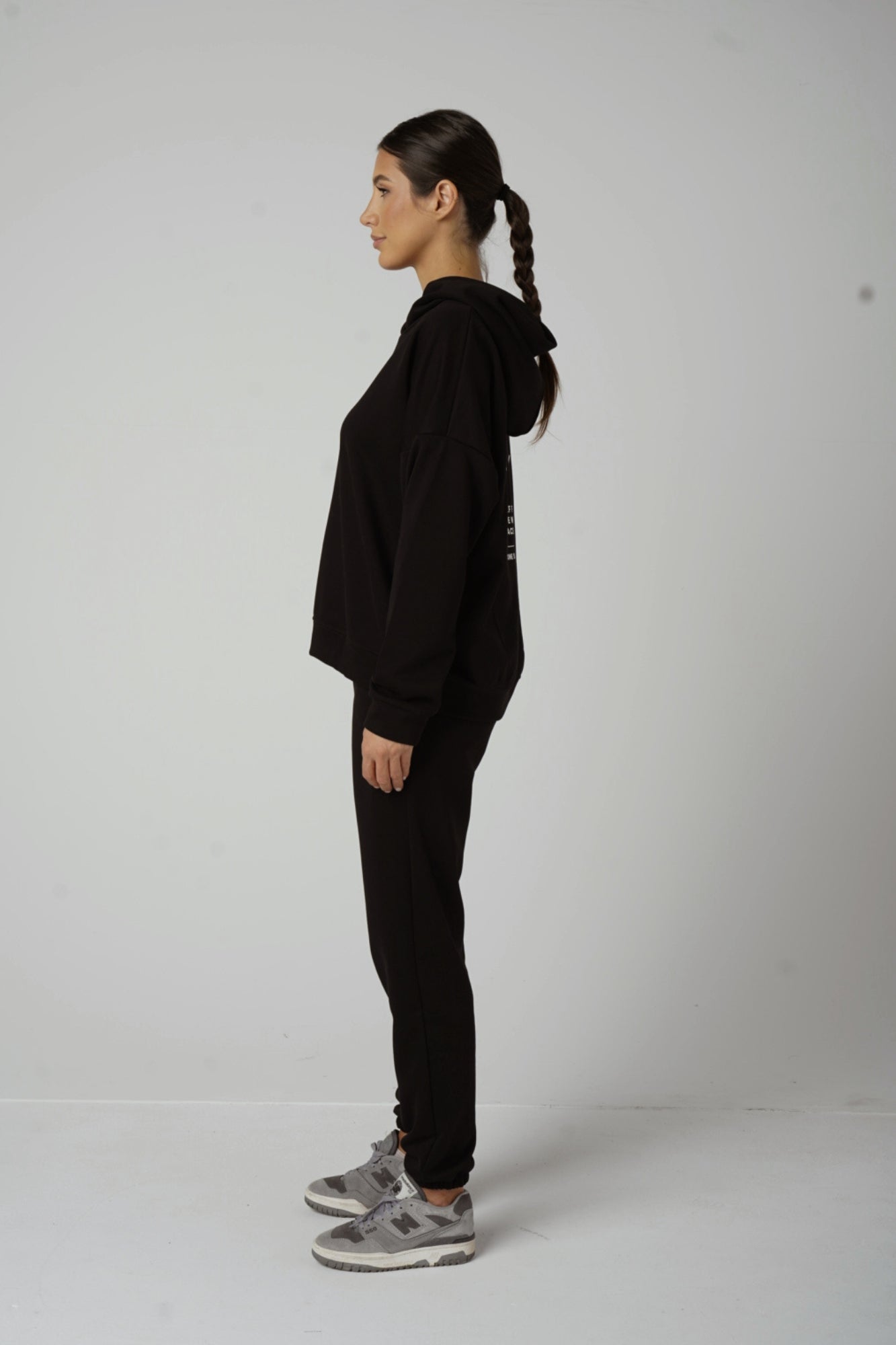 Lisa Czarny - komplet dresowy diagonal