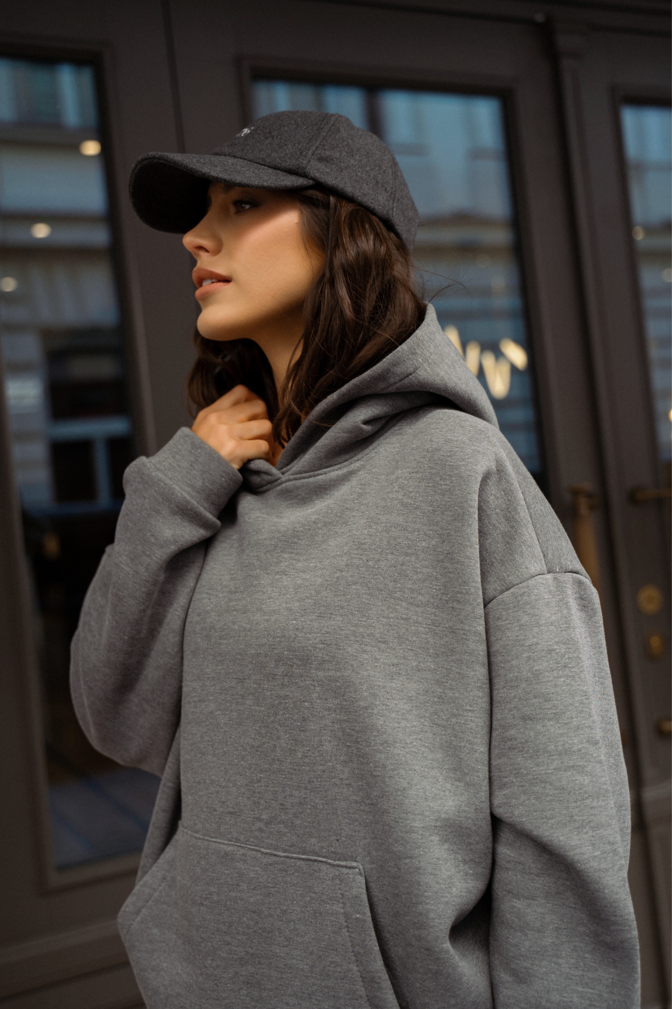 Broadway Dark Grey komplet dresowy Premium