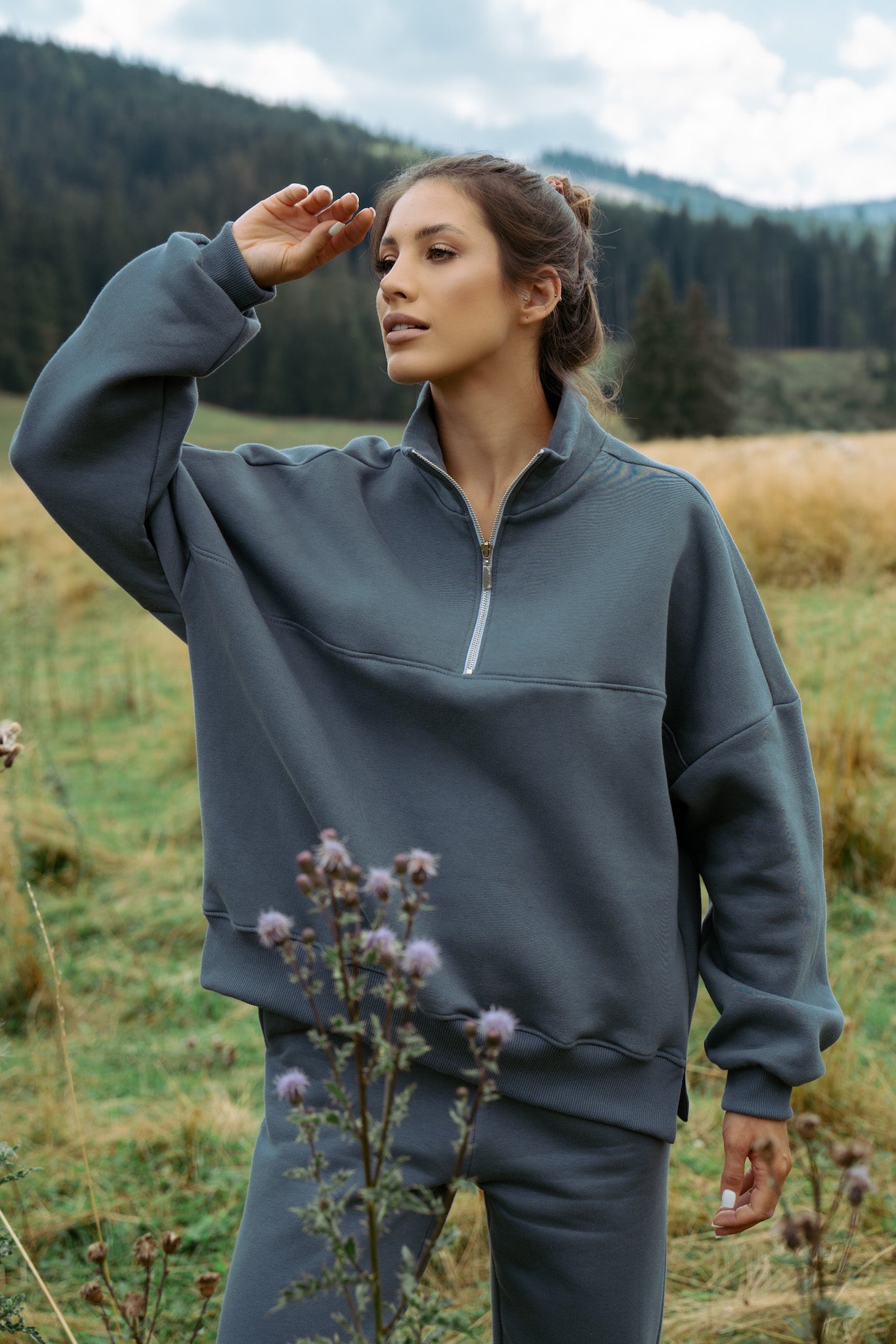 Komplet dresowy Amina Blue Grey