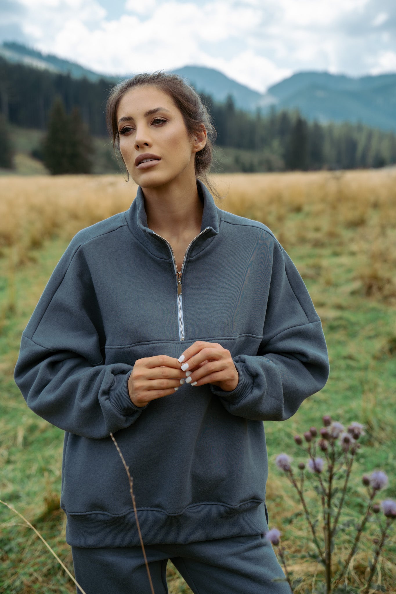 Komplet dresowy Amina Blue Grey