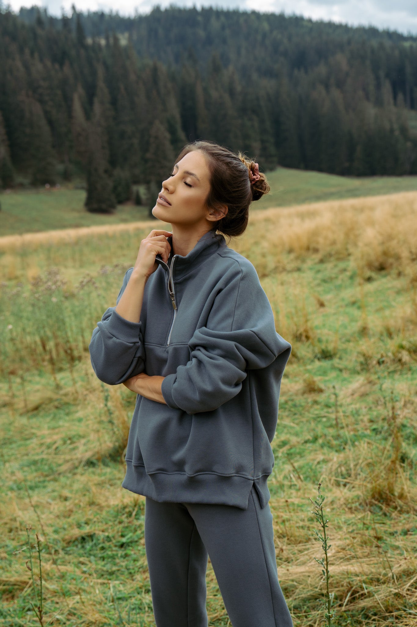 Komplet dresowy Amina Blue Grey