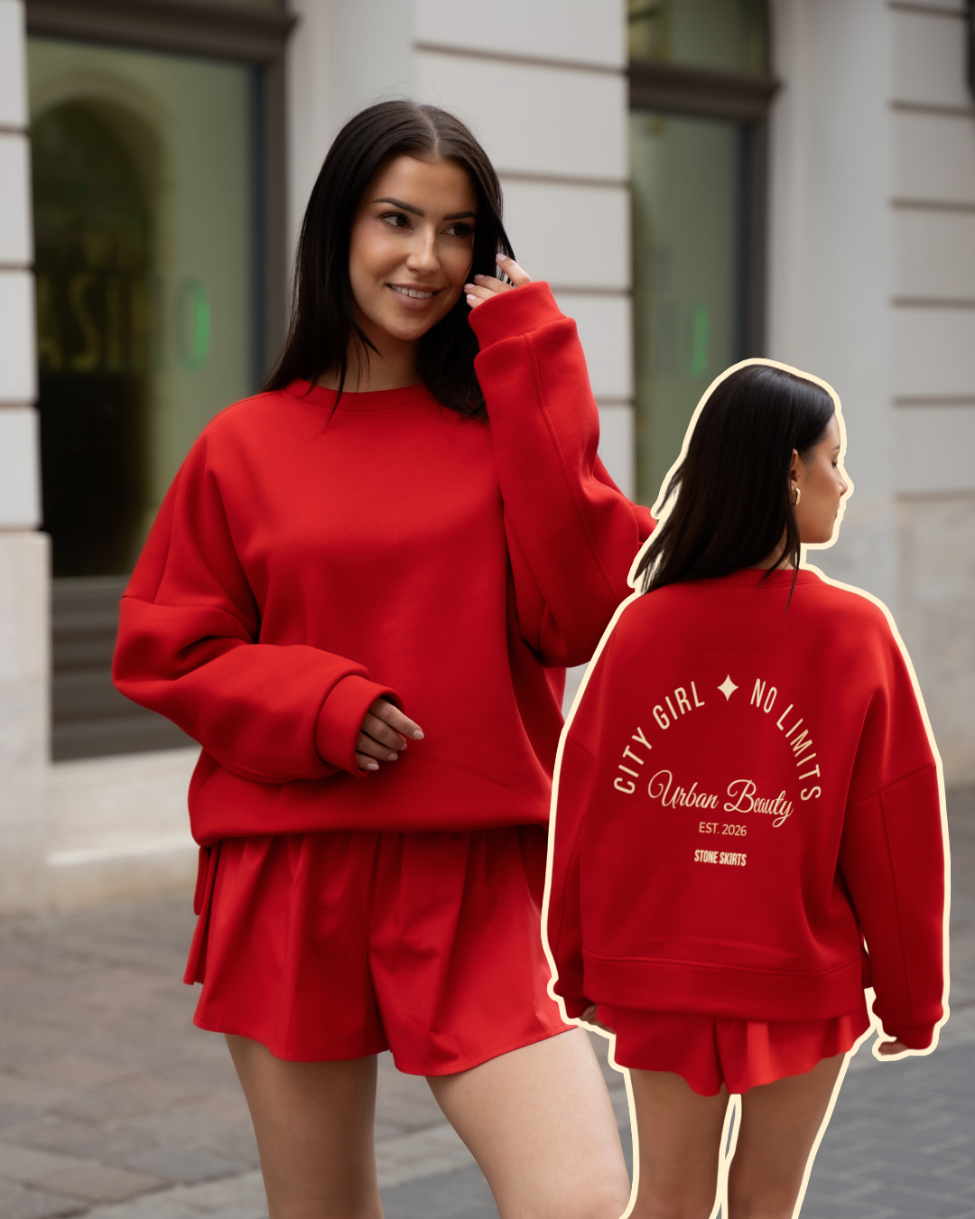 Komplet City Girl Red