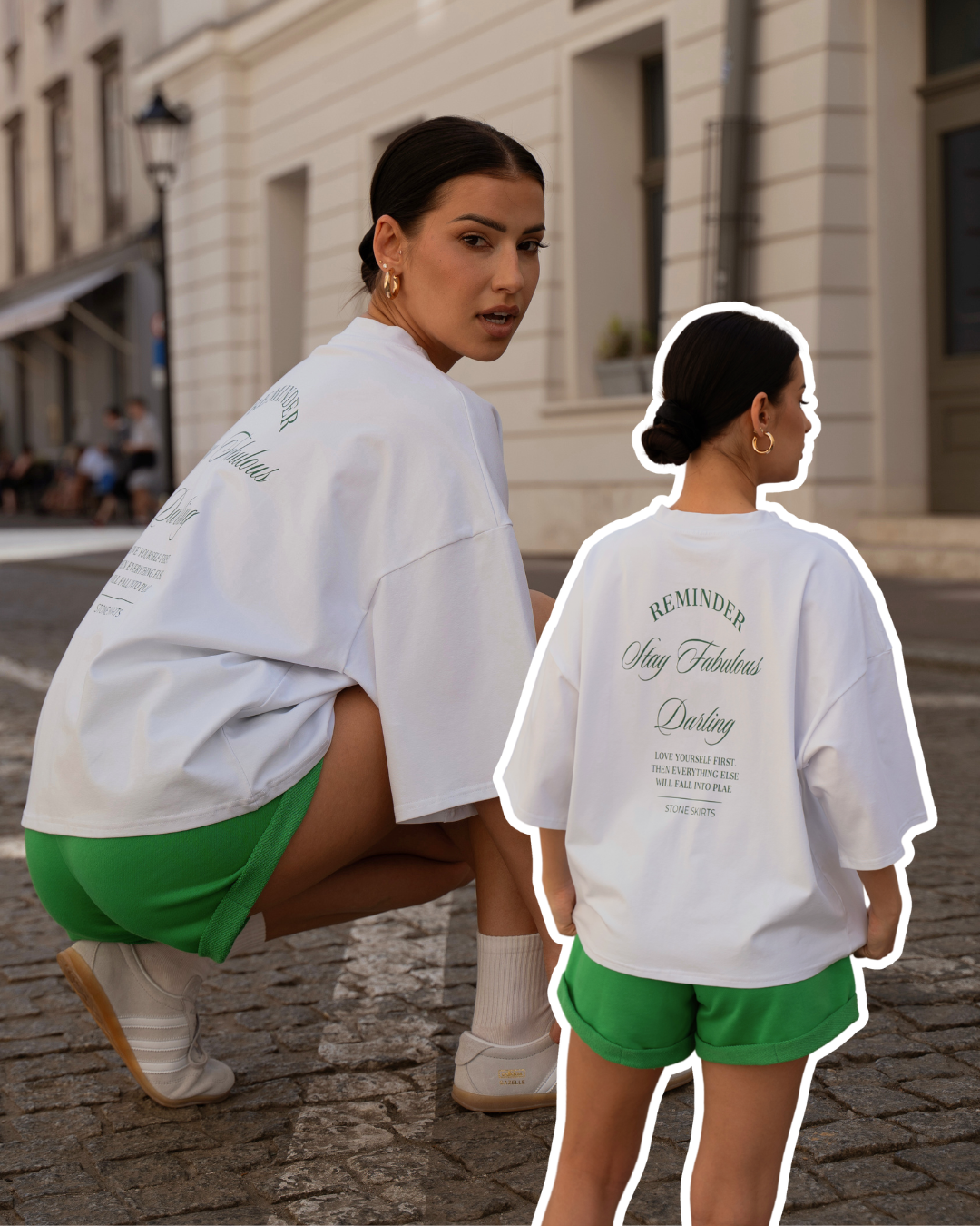 T-Shirt Stay Fabulous Green