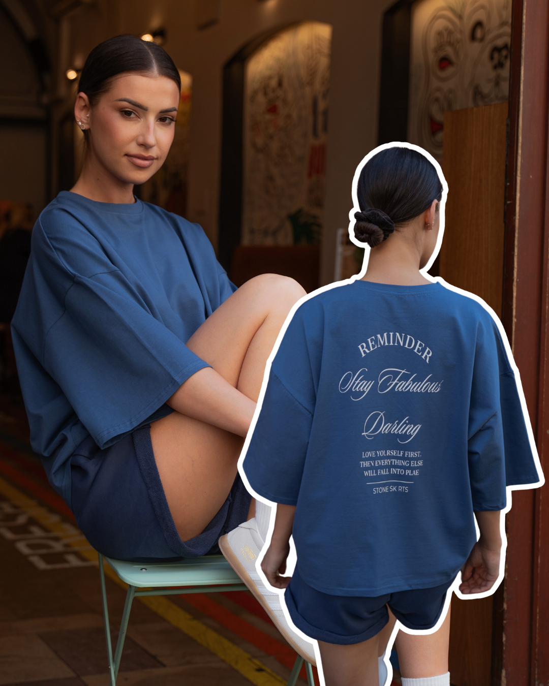 T-Shirt Stay Fabulous Indigo