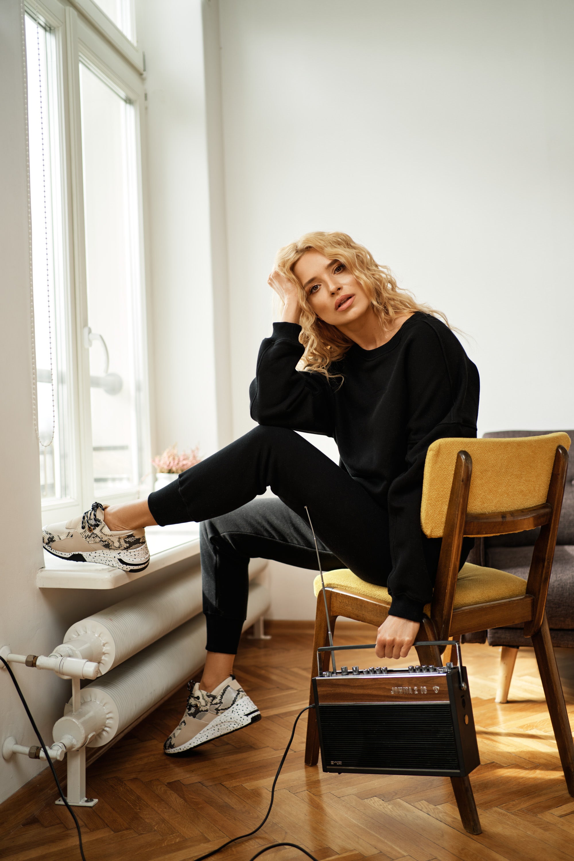 Komplet dresowy Cornelia Black