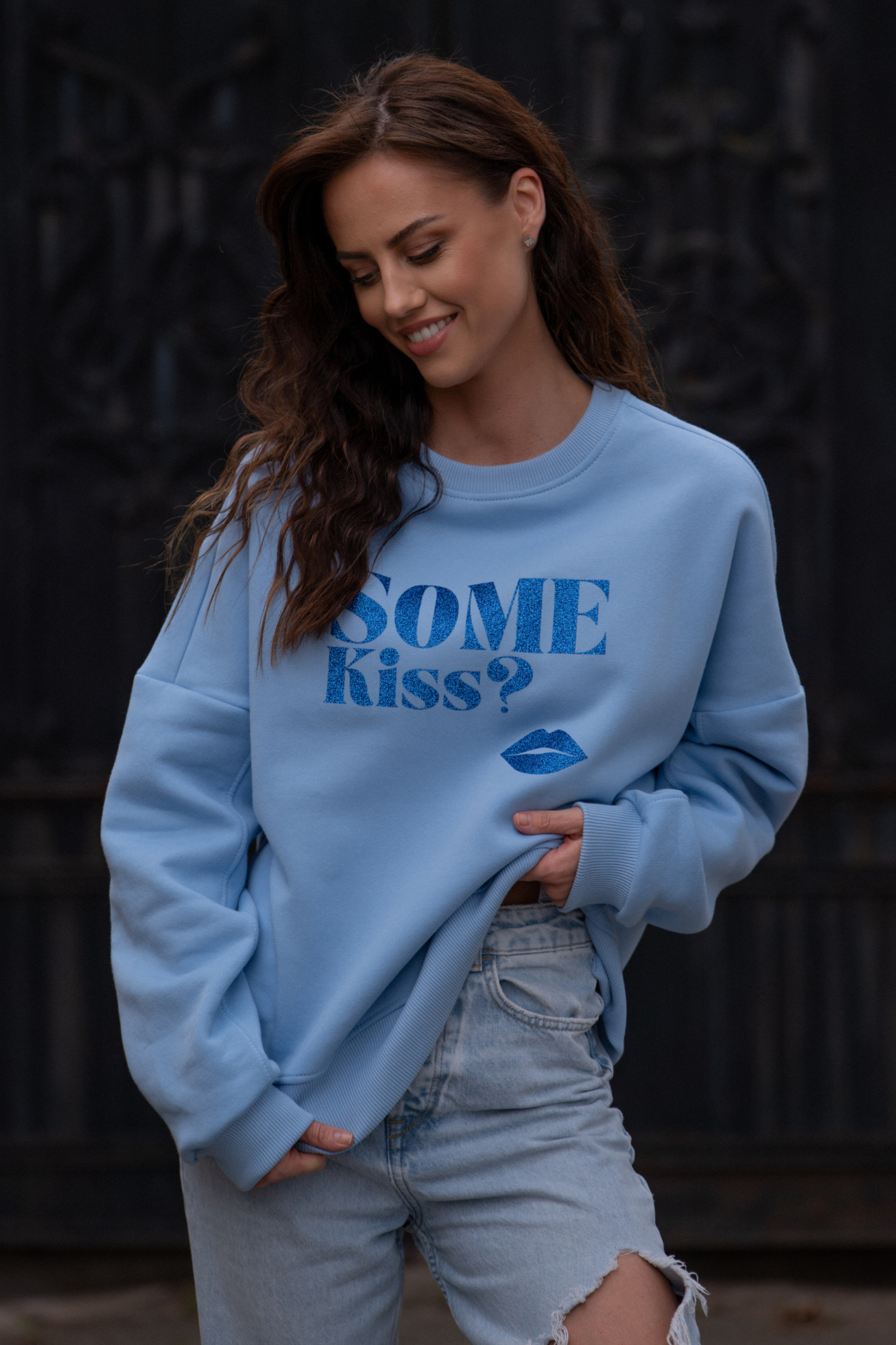 Cornelia KISS Blue - bluza dresowa