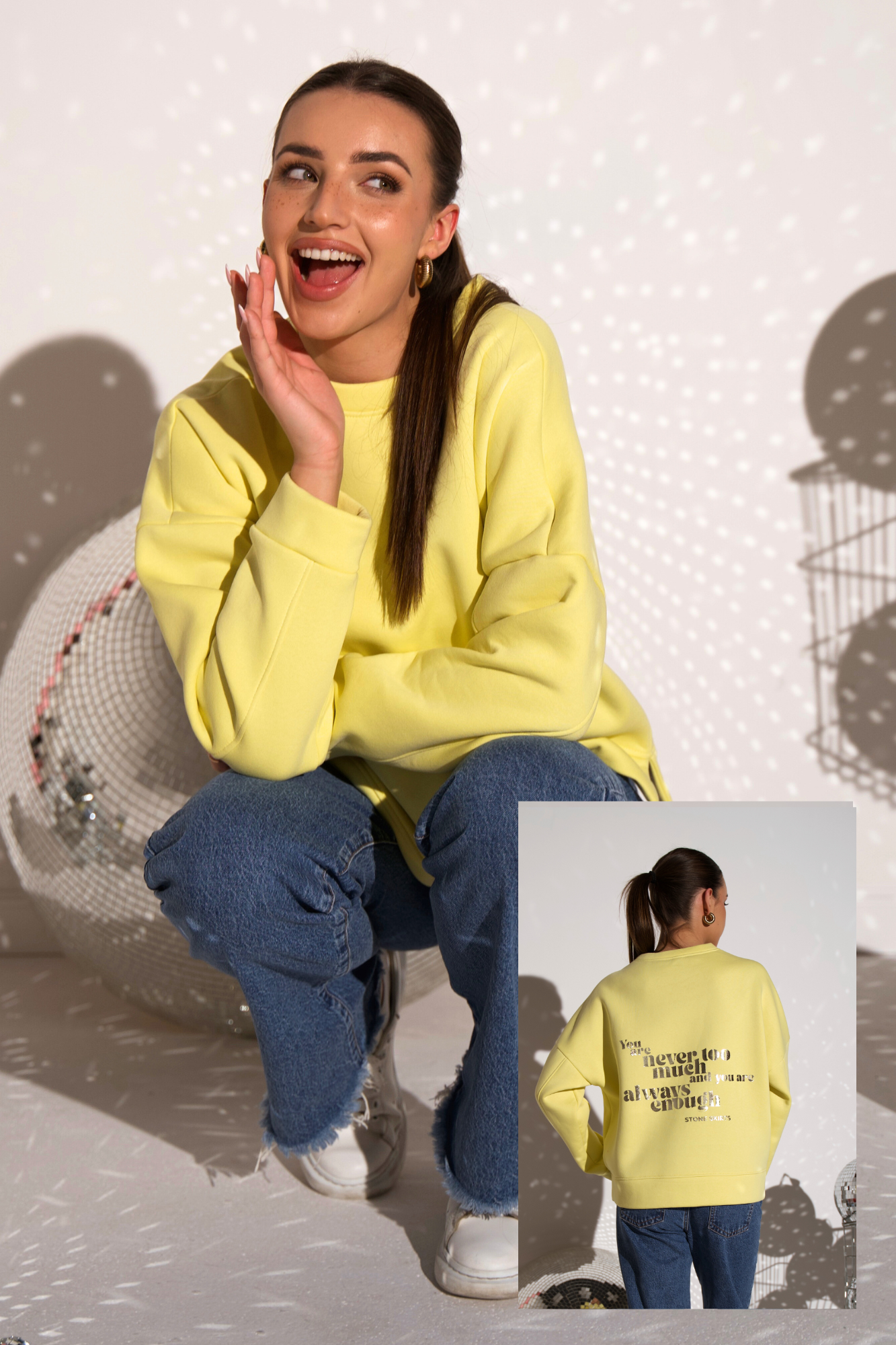 BLUZA LOUD QUIET YELLOW