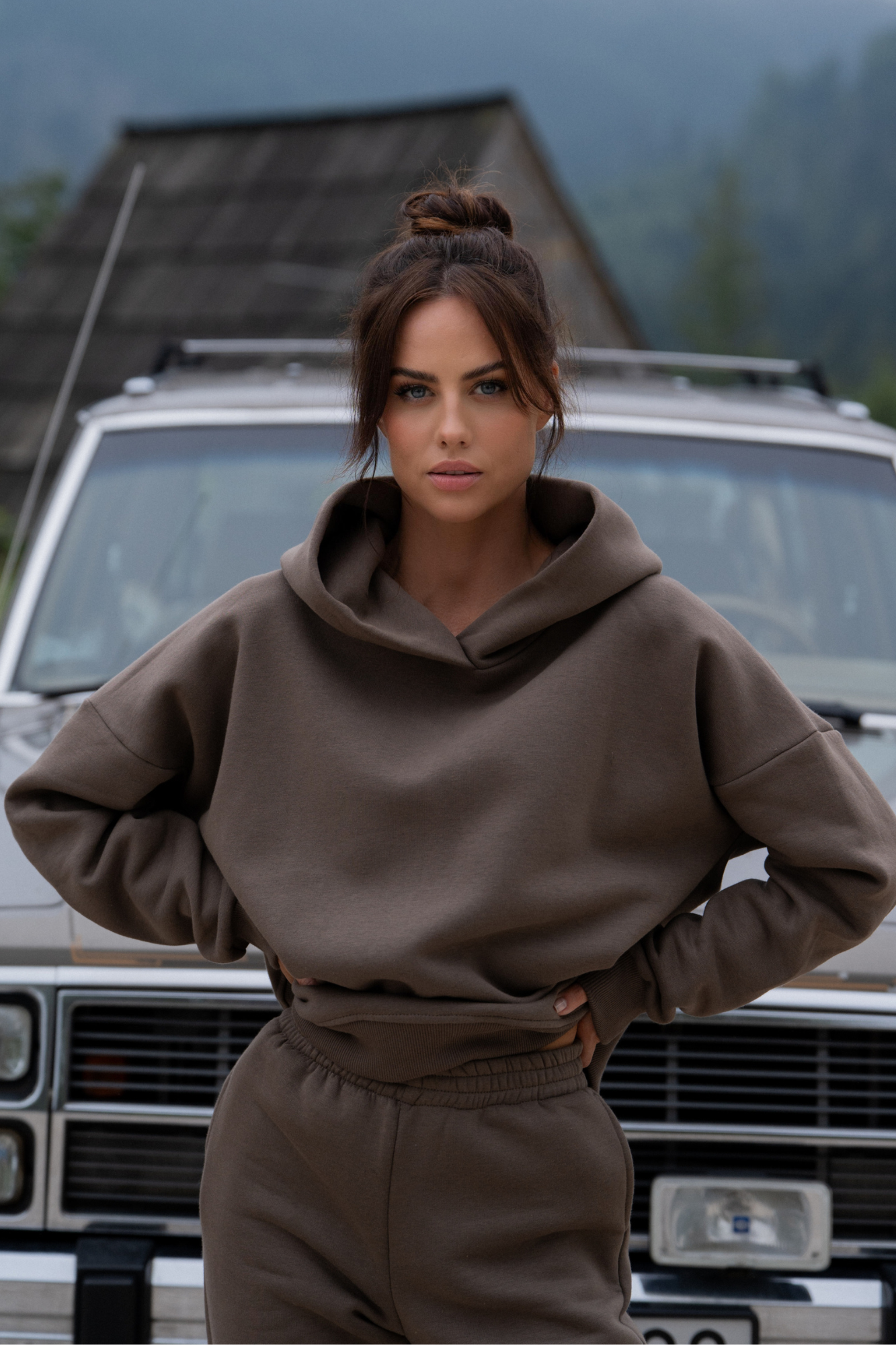 Lisa Kakao- komplet dresowy miś