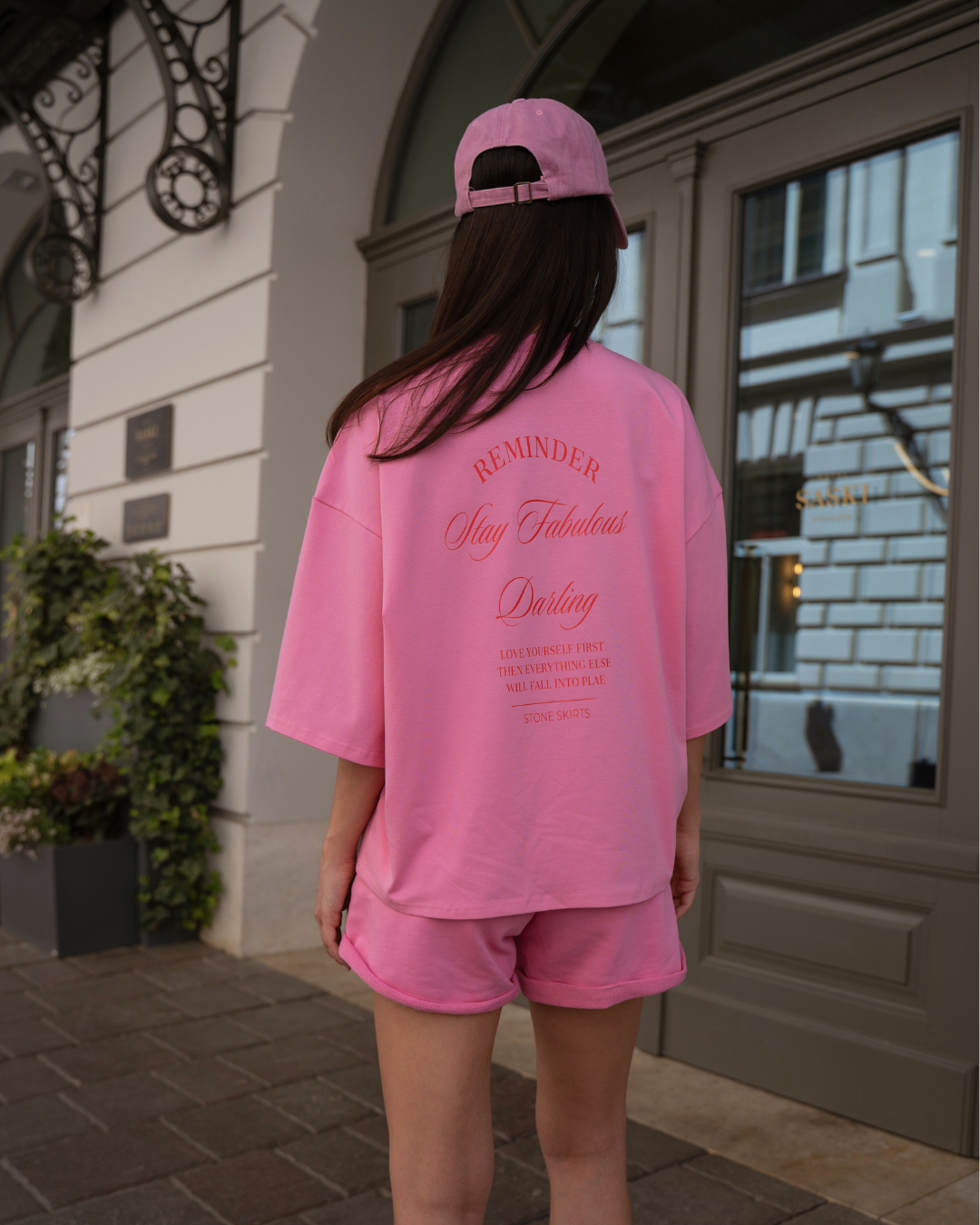 T-Shirt Stay Fabulous Pink