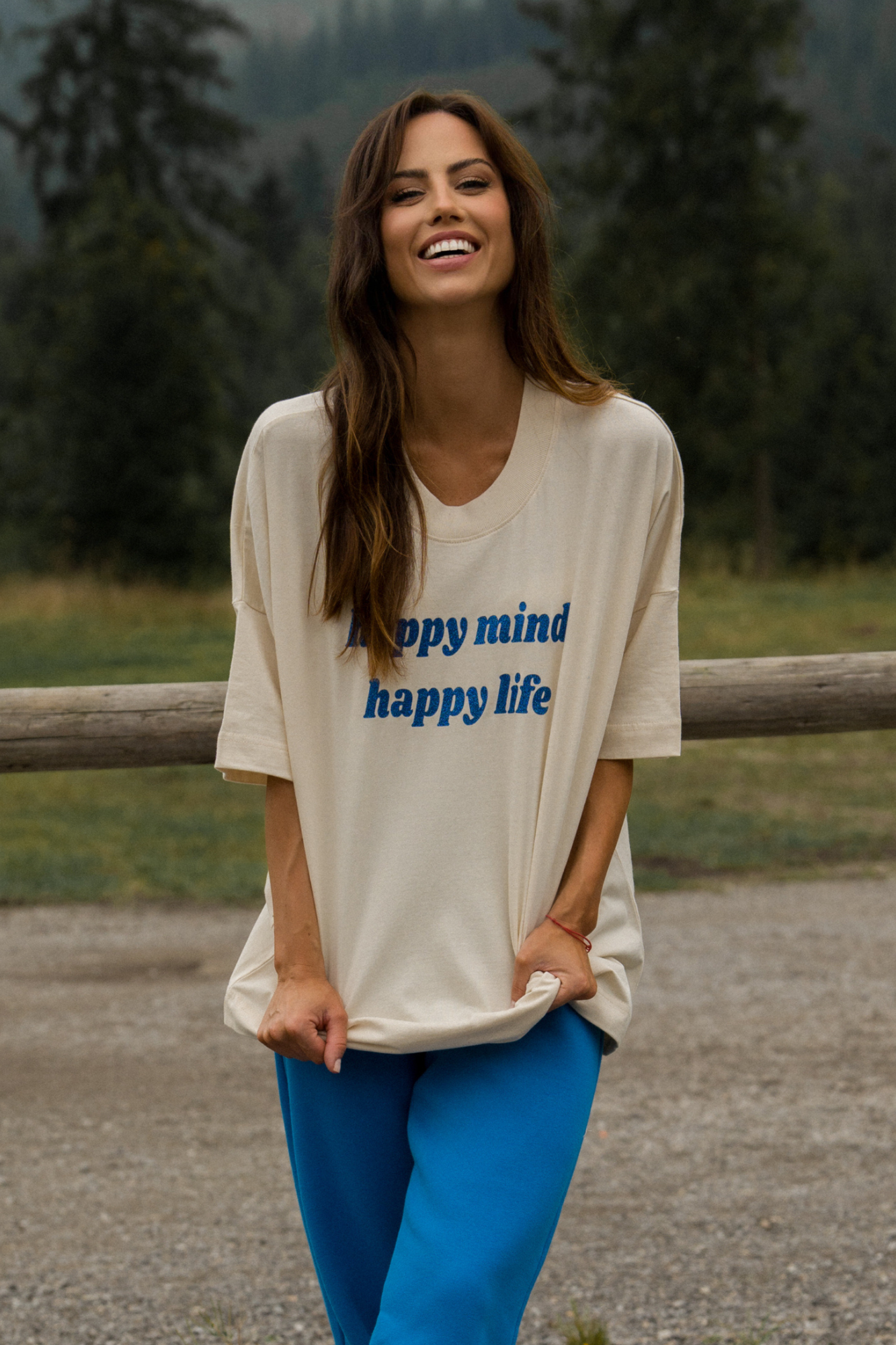 T-SHIRT Happy Blue