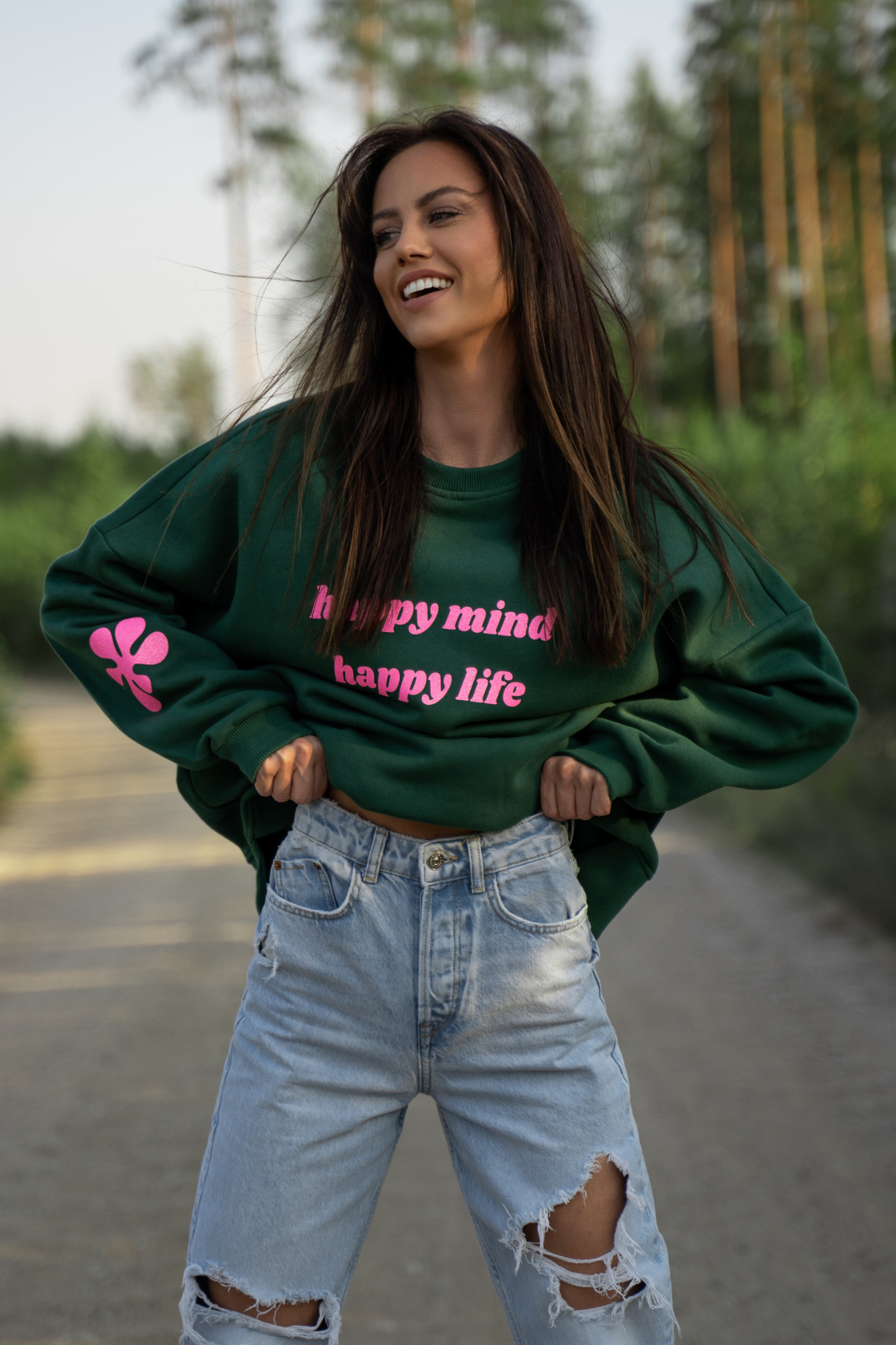 Cornelia Happy Bottle Sweatshirt