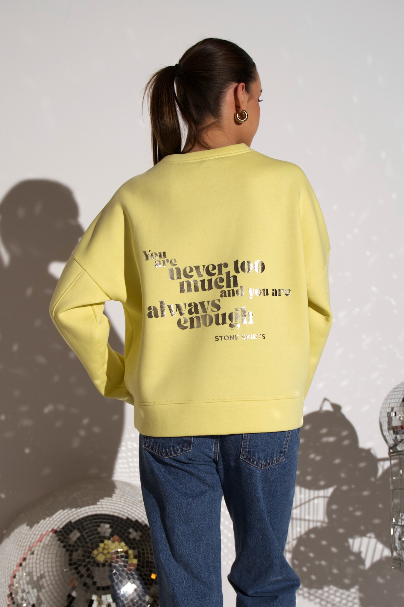 BLUZA LOUD QUIET YELLOW