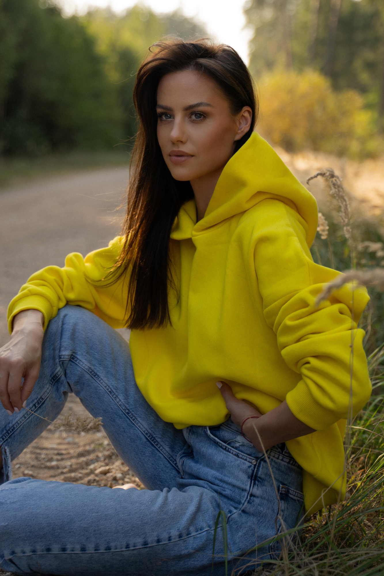 Lisa HAPPY Yellow sweatshirt