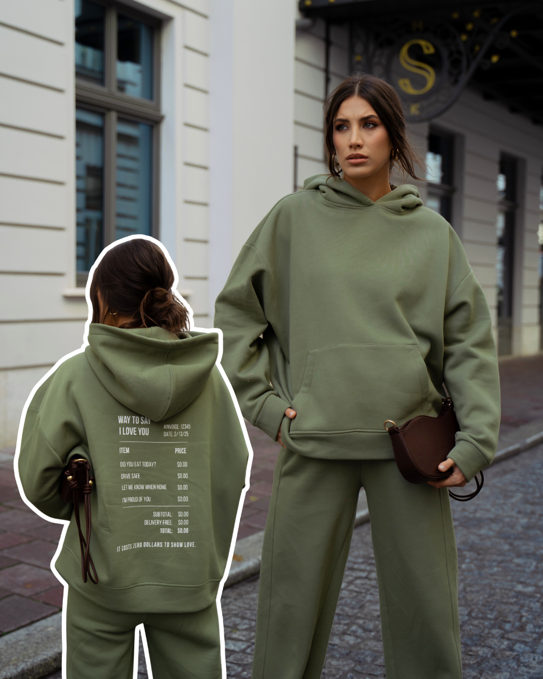 Broadway Olive komplet dresowy Premium