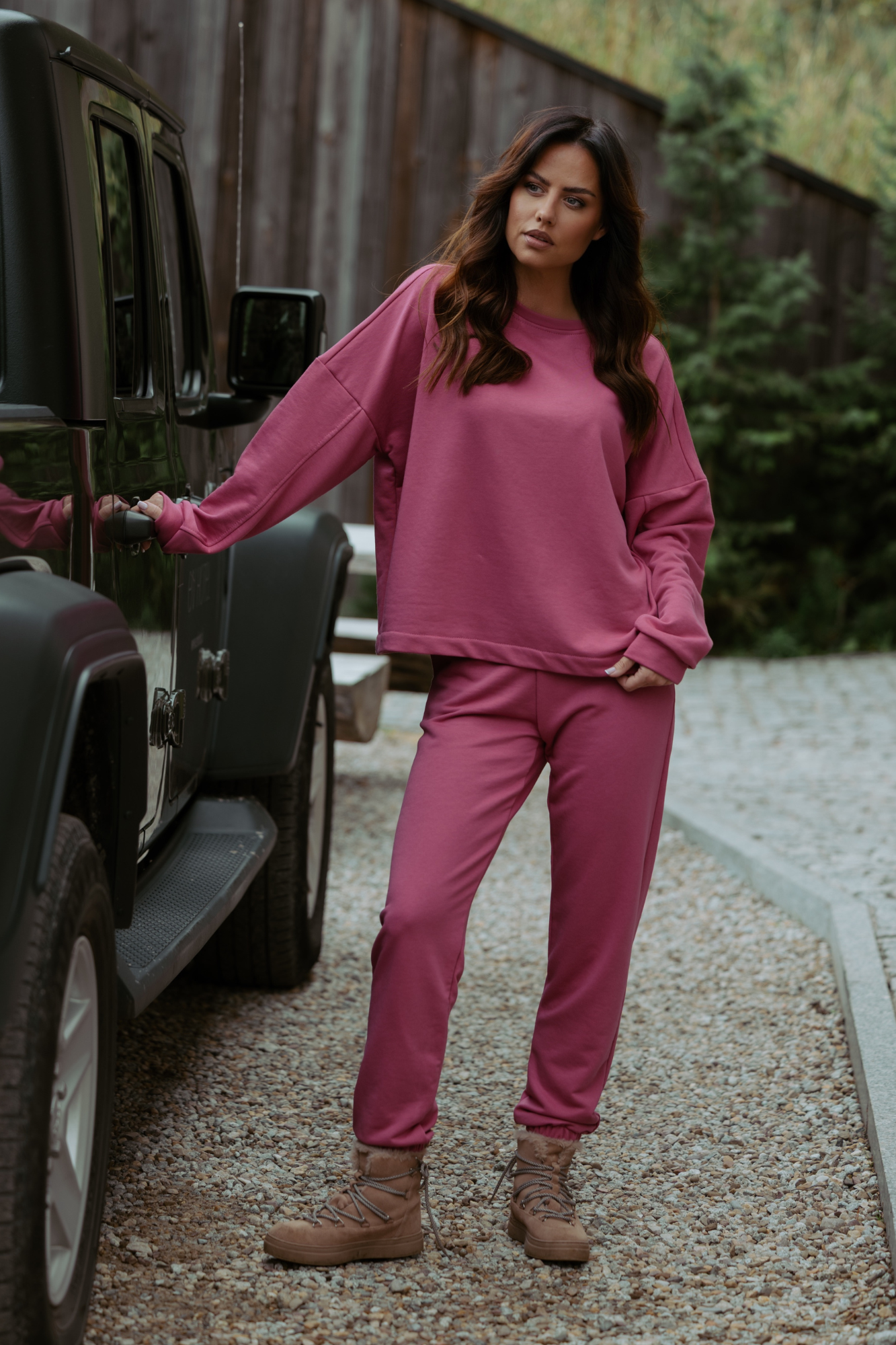 Komplet dresowy Dominica Retro Pink
