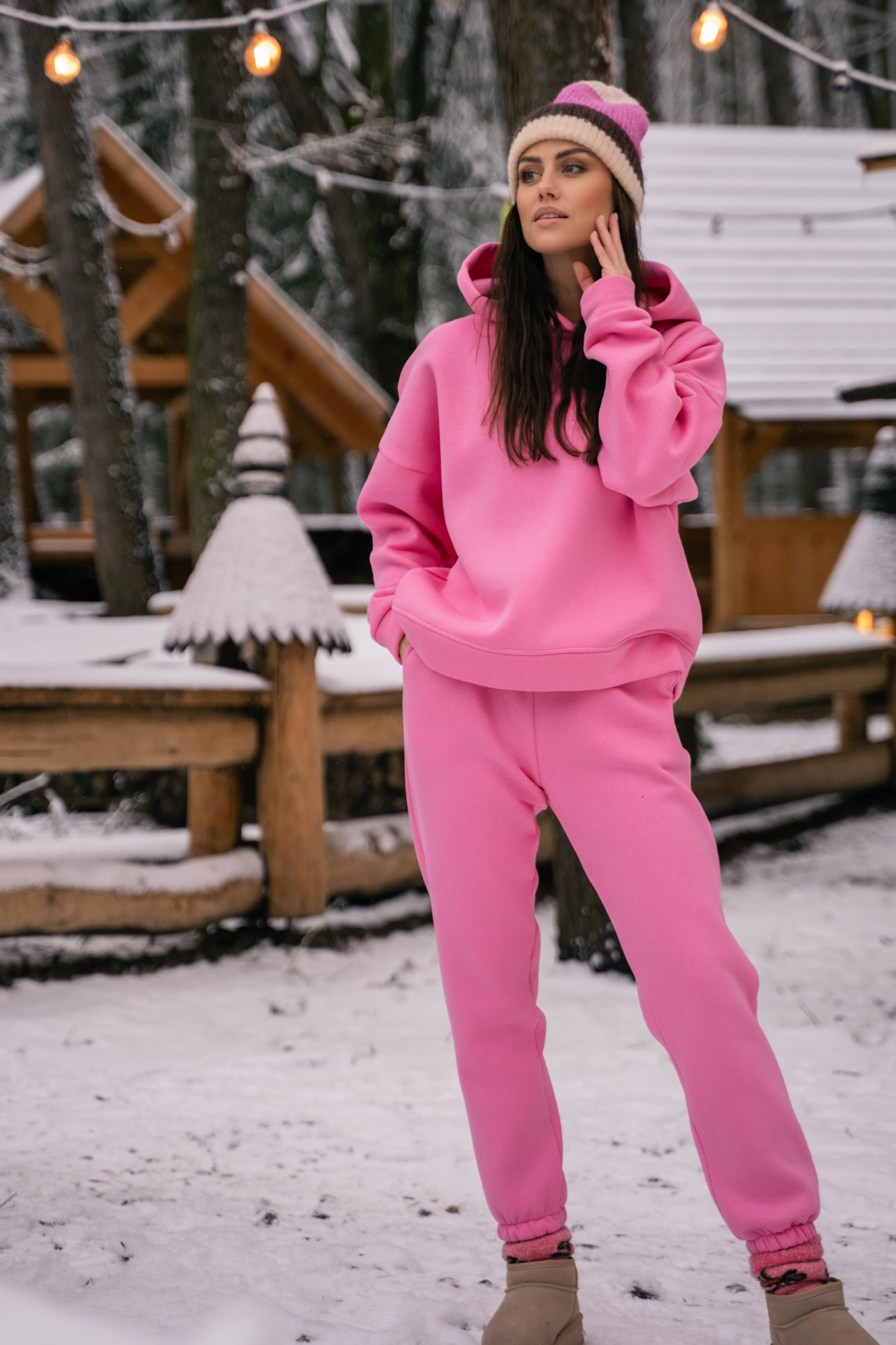 Lisa Candy Pink - g320 tracksuit set